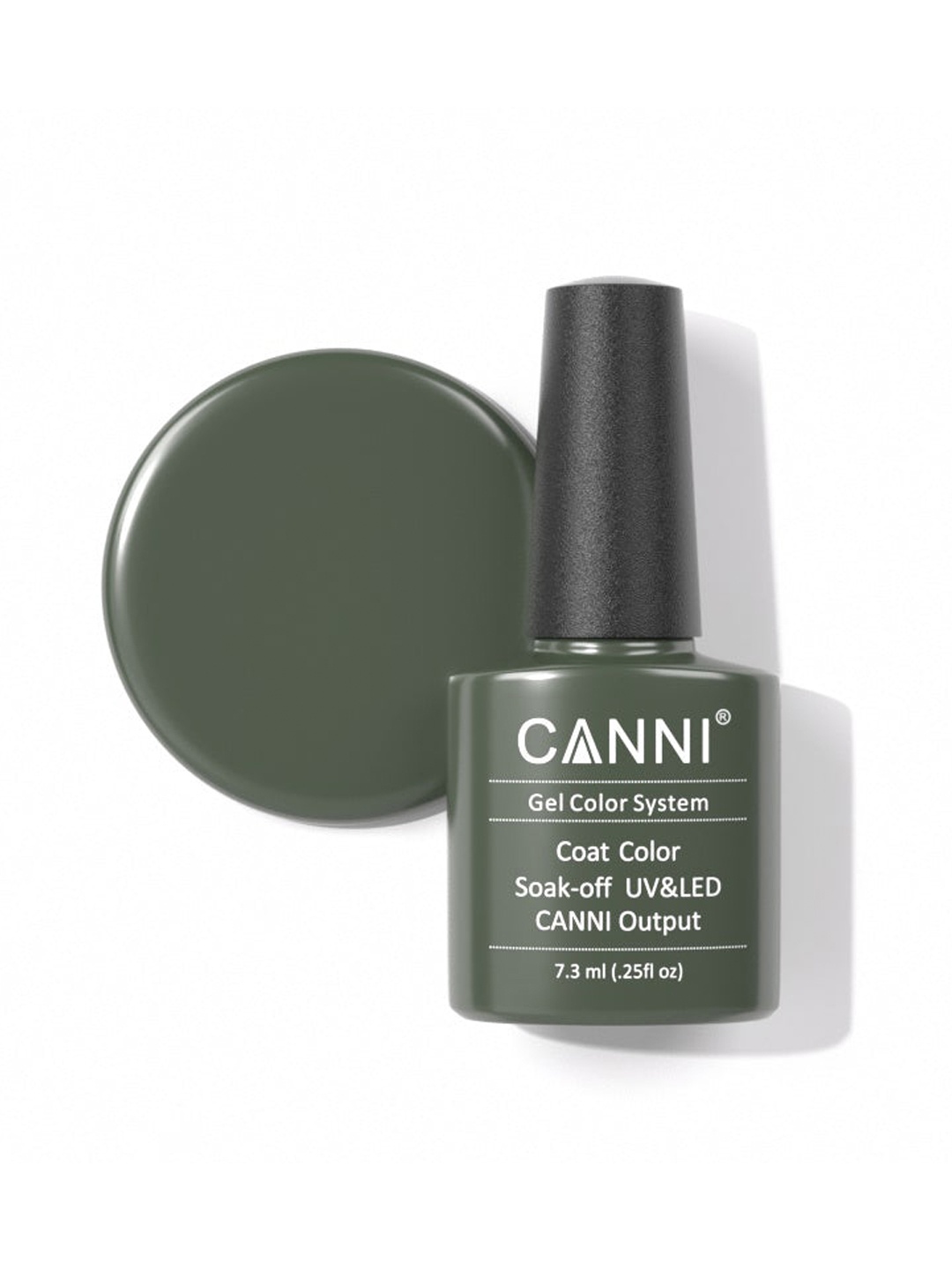 CANNI Gel Color System Coat Color Soak-Off UV & LED Nail Polish-Blackish Green 150, Olive
CANNI Gel Color System Coat Color Soak-Off UV & LED Nail Polish-Blackish Green 150, Olive