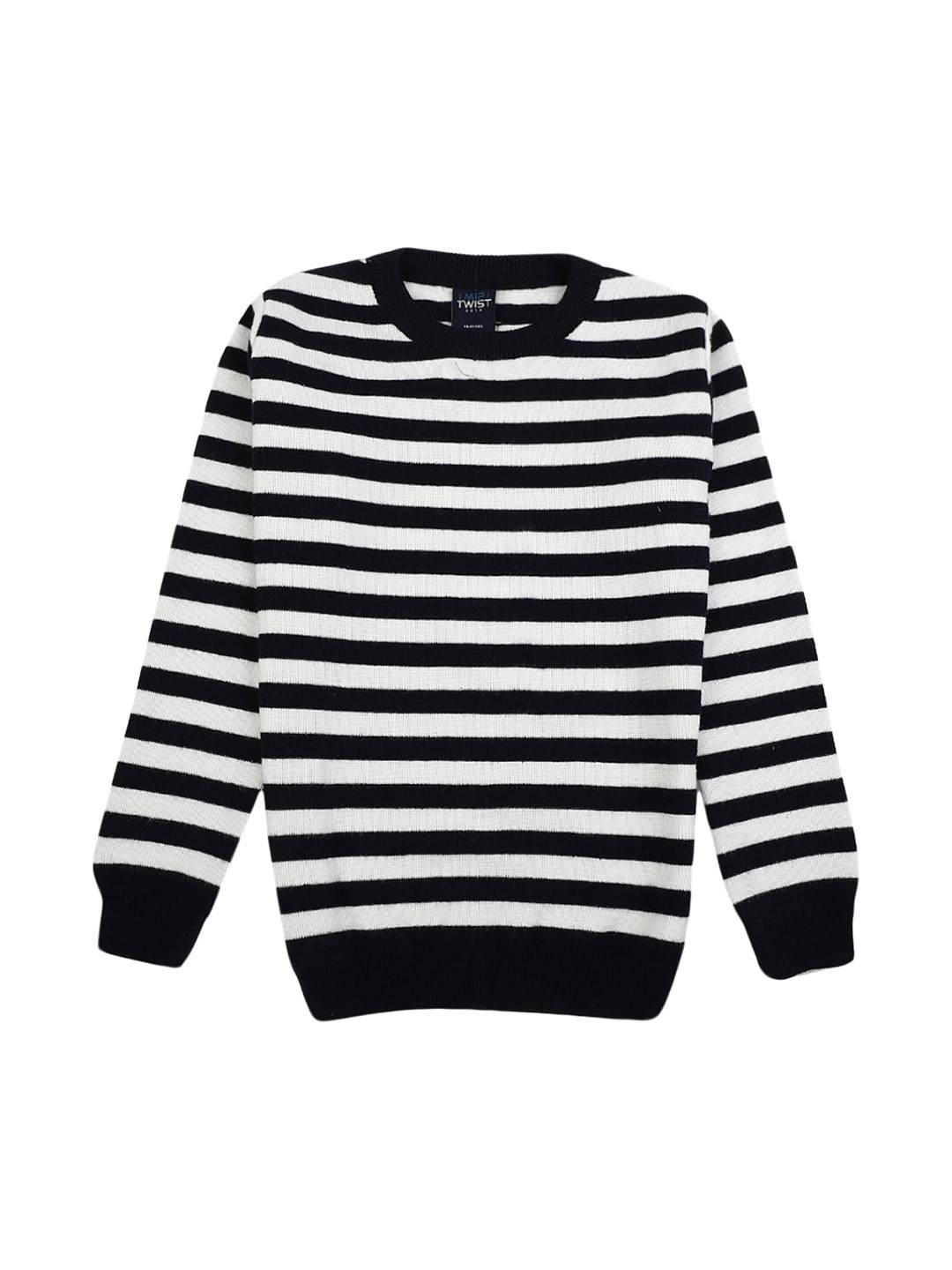 V-Mart Boys Blue & White Striped Acrylic Pullover Sweatshirt
V-Mart Boys Blue & White Striped Acrylic Pullover Sweatshirt