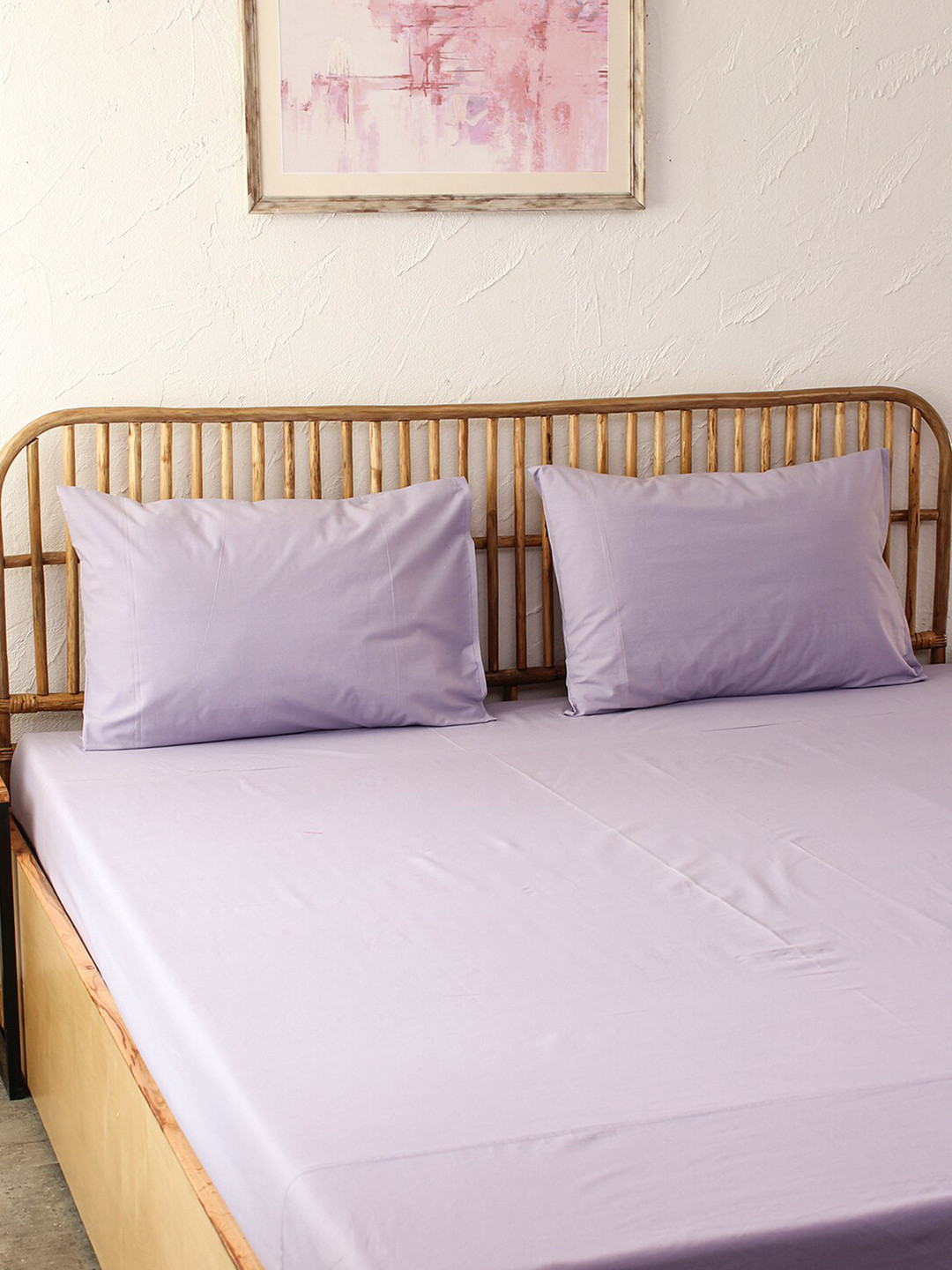 House This Purple 180 TC Cotton Single Bedsheet with 1 Pillow Cover
House This Purple 180 TC Cotton Single Bedsheet with 1 Pillow Cover