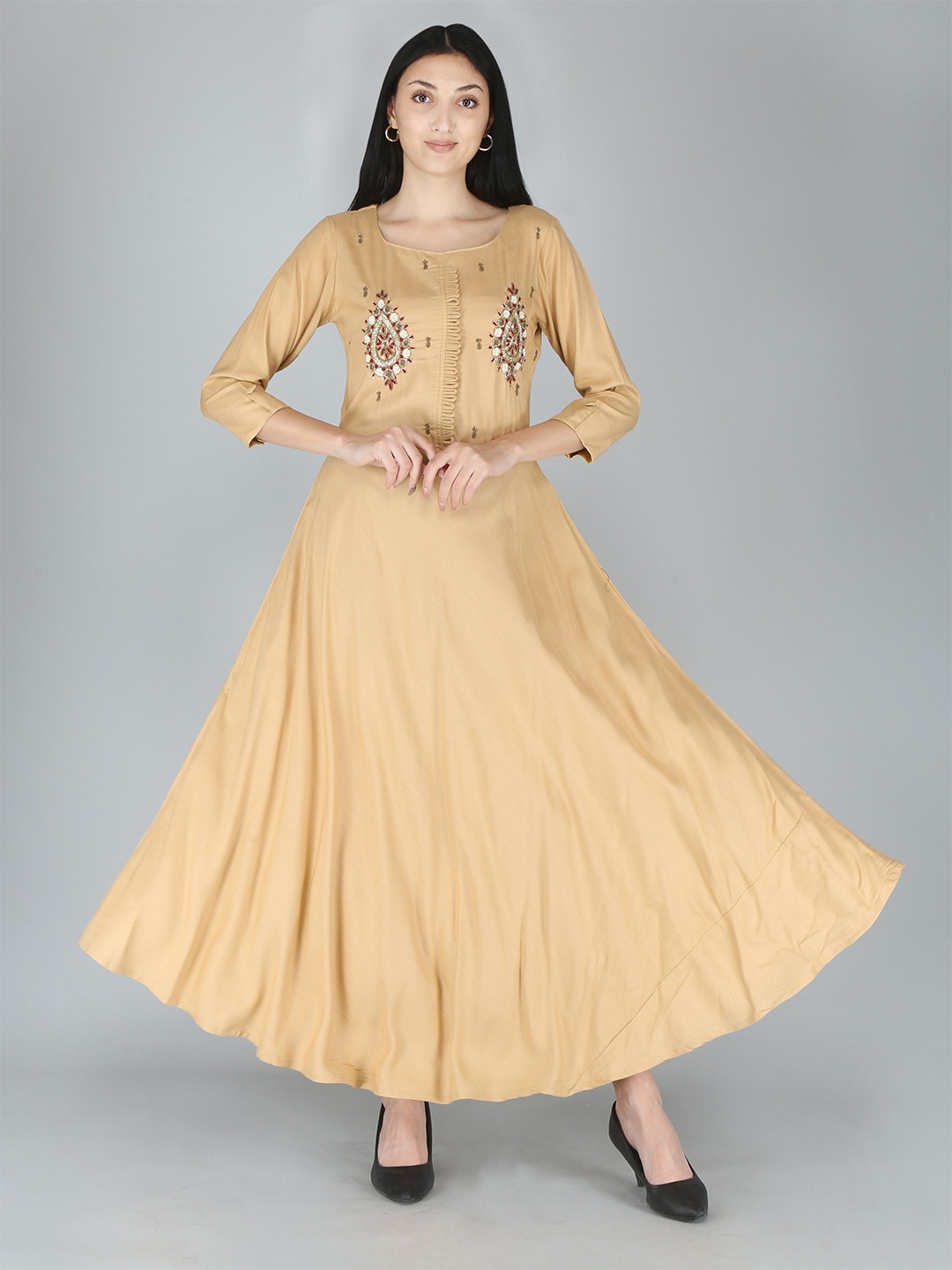 KALINI Beige Maxi Dress