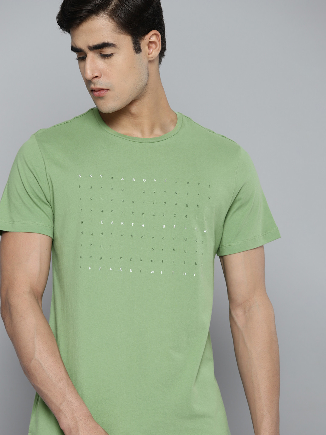 HRX By Hrithik Roshan Yoga Men JADE Organic Cotton Typography Sustainable Tshirts, Green
HRX By Hrithik Roshan Yoga Men JADE Organic Cotton Typography Sustainable Tshirts, Green