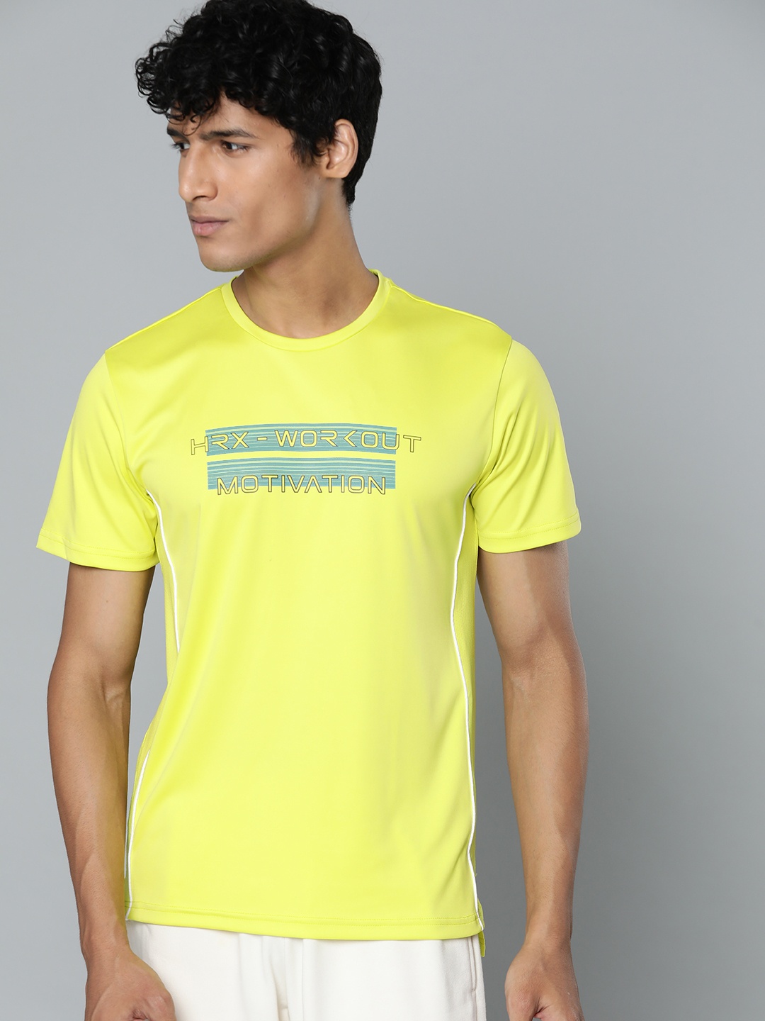 HRX By Hrithik Roshan Training Men NEON LIME Rapid-Dry Typography Tshirts, Lime green
HRX By Hrithik Roshan Training Men NEON LIME Rapid-Dry Typography Tshirts, Lime green
