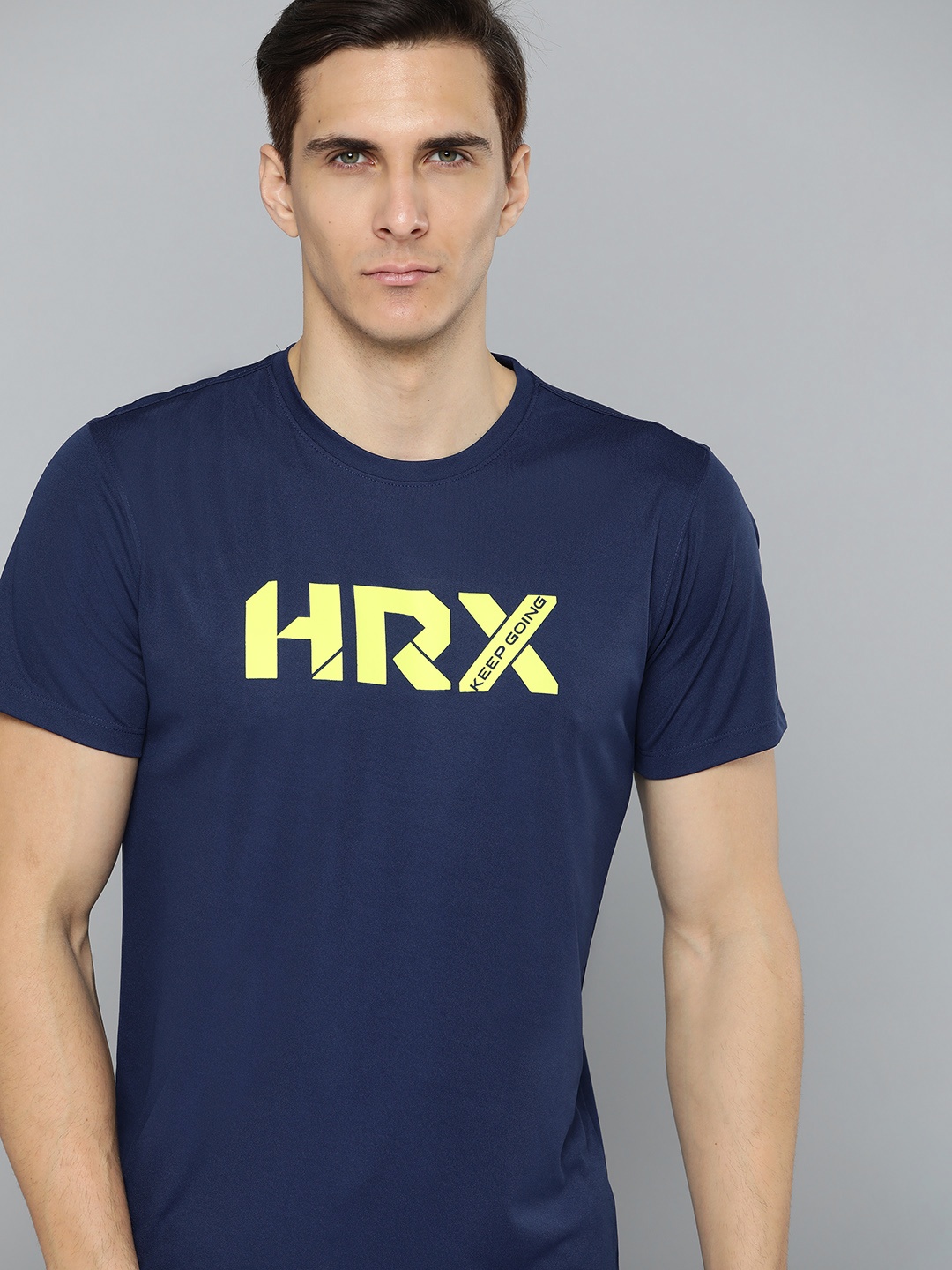 HRX By Hrithik Roshan Training Men Estate Blue Rapid-Dry Brand Carrier Tshirts, Navy blue
HRX By Hrithik Roshan Training Men Estate Blue Rapid-Dry Brand Carrier Tshirts, Navy blue