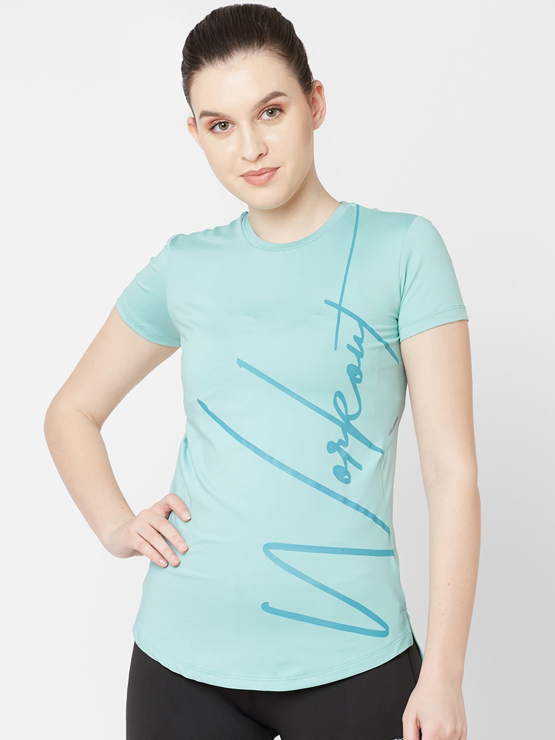 Sweet Dreams Women Typography Printed T-shirt, Blue