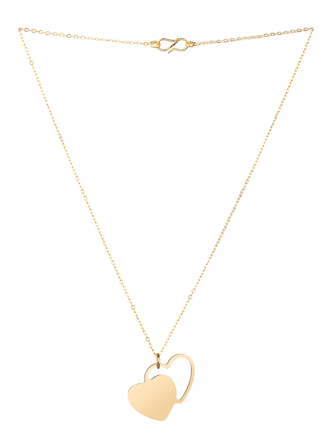 Goldnera Set of 3 Brass-Plated Circle Heart Double Heart & Leaf Chain Pendant Necklaces, Gold
Goldnera Set of 3 Brass-Plated Circle Heart Double Heart & Leaf Chain Pendant Necklaces, Gold