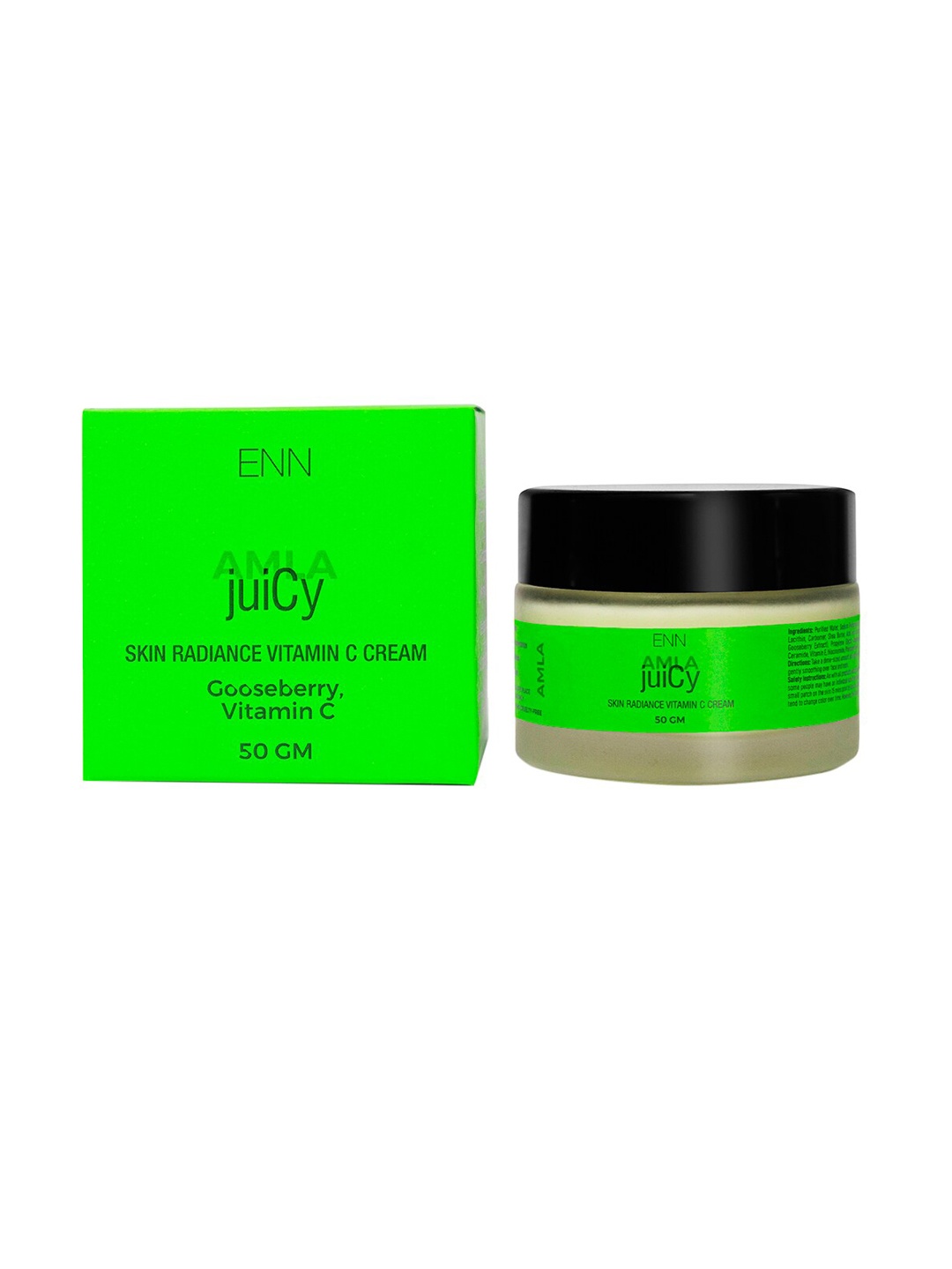 ENN Juicy Vitamin C Cream With Amla For Pigmentation Dark Spots & Blemishes - 50g, Fluorescent green
ENN Juicy Vitamin C Cream With Amla For Pigmentation Dark Spots & Blemishes - 50g, Fluorescent green