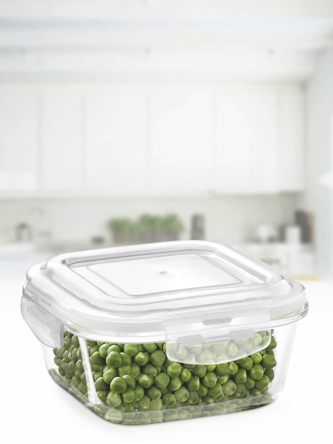 BOROSIL Transparent Klip-N-Store Microwave & Oven Safe Glass Storage Container With Air Tight Lid
BOROSIL Transparent Klip-N-Store Microwave & Oven Safe Glass Storage Container With Air Tight Lid