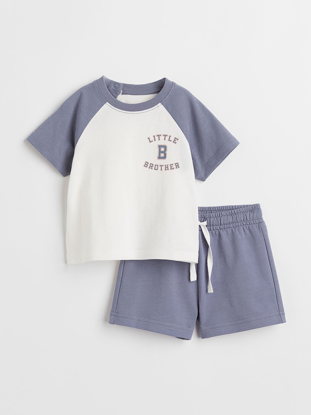 H&M Boys Blue 2-piece Cotton Set