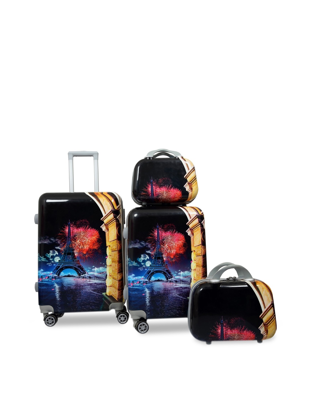 Polo Class Black Set of 2 Printed Hard-Sided Waterproof Cabin Trolley Bag With 2 Vanity
Polo Class Black Set of 2 Printed Hard-Sided Waterproof Cabin Trolley Bag With 2 Vanity