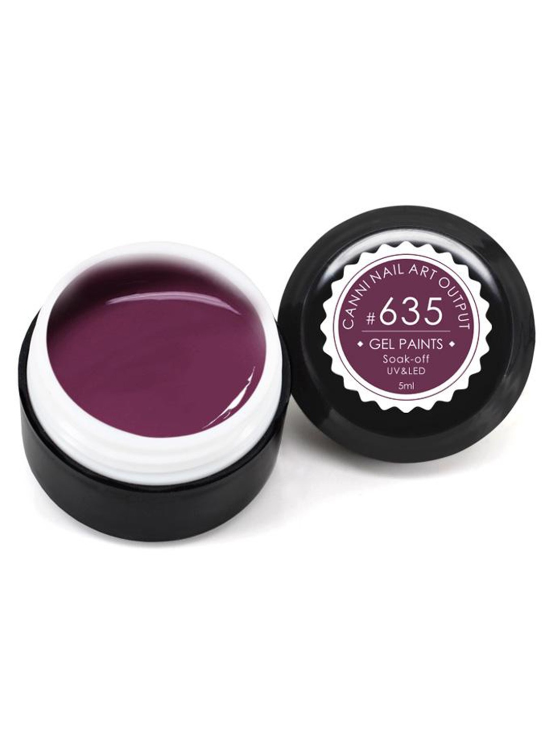 CANNI Pure Colors Solid LED UV Gel Varnish Nail Polish - Shade 635, Purple
CANNI Pure Colors Solid LED UV Gel Varnish Nail Polish - Shade 635, Purple