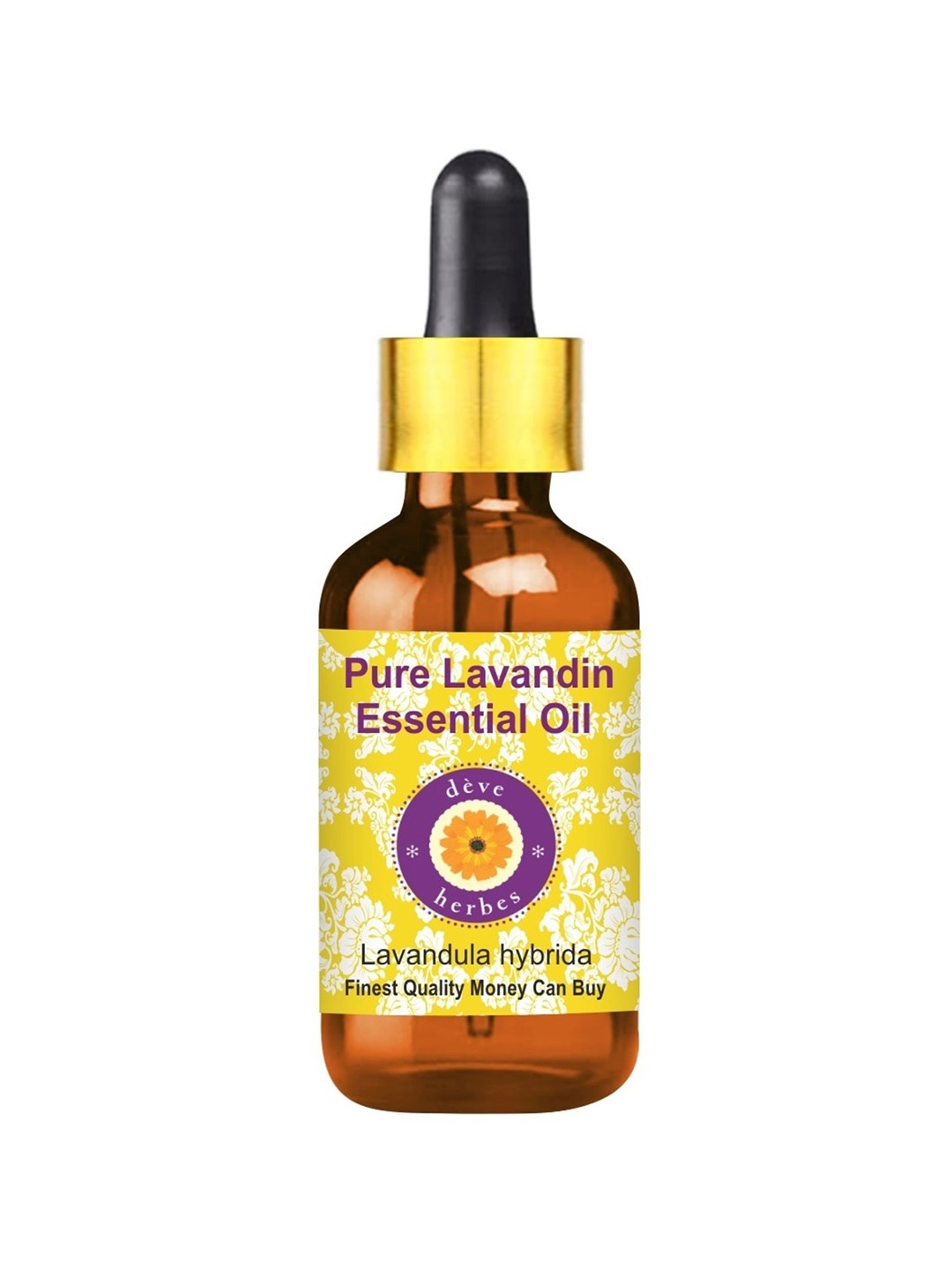 Deve Herbes Pure Lavandin Steam Distilled Essential Oil with Glass Dropper - 50ml, Yellow
Deve Herbes Pure Lavandin Steam Distilled Essential Oil with Glass Dropper - 50ml, Yellow