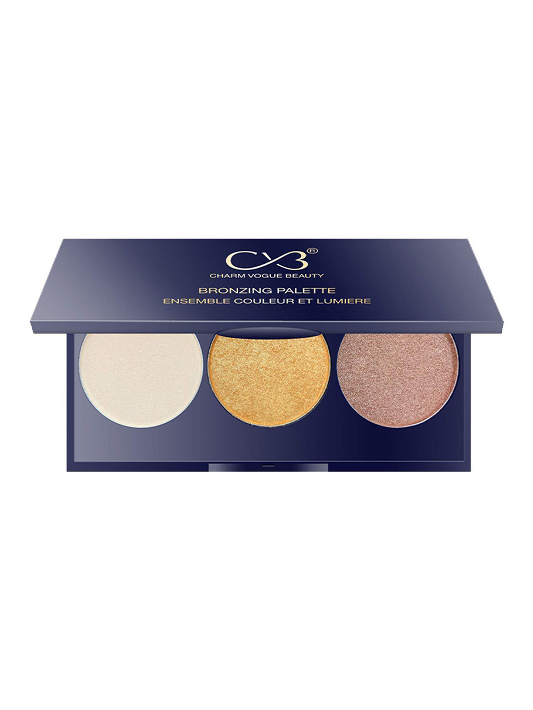 CVB Bronzing Palette Contour-Bronzer-Highlighter - Shade 01, Off white
CVB Bronzing Palette Contour-Bronzer-Highlighter - Shade 01, Off white