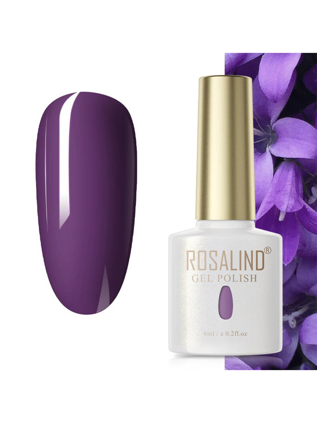 ROSALIND Soak Off RAE Pure Color UV LED Gel Nail Polish - PX075, Purple
ROSALIND Soak Off RAE Pure Color UV LED Gel Nail Polish - PX075, Purple