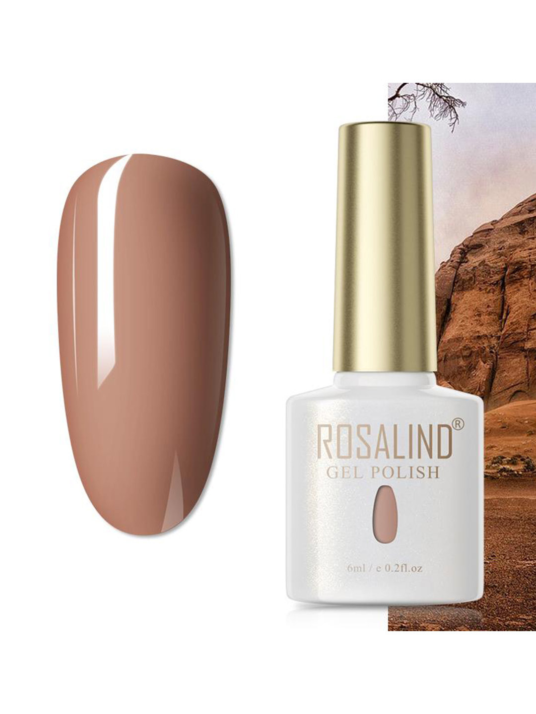 ROSALIND Pure Color Soak-Off UV/LED Gel Nail Polish - PX007, Brown
ROSALIND Pure Color Soak-Off UV/LED Gel Nail Polish - PX007, Brown