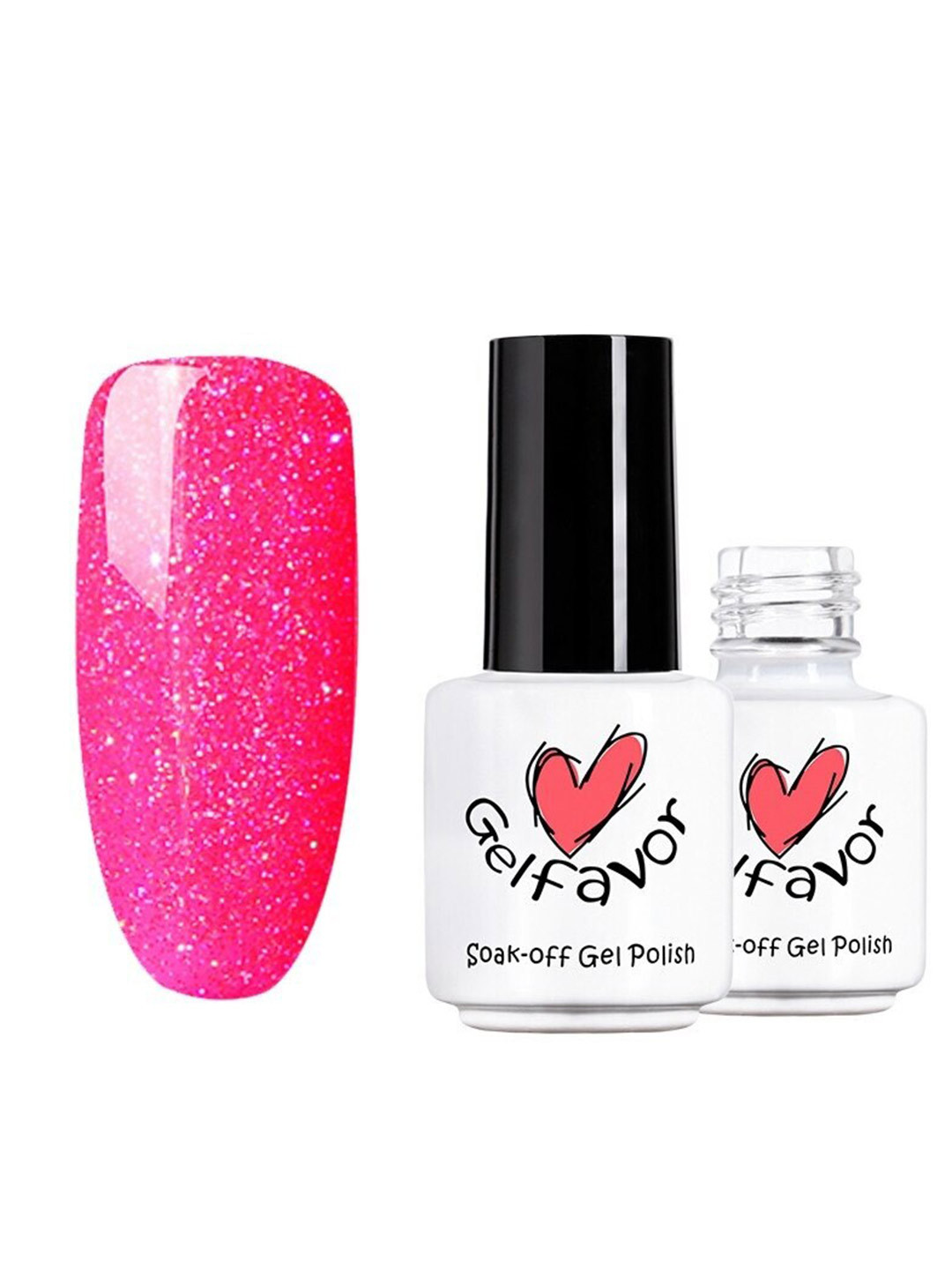 Gelfavor Pure Color Soak-Off UV LED Long-Lasting Gel Nail Polish - R09, Pink 
Gelfavor Pure Color Soak-Off UV LED Long-Lasting Gel Nail Polish - R09, Pink