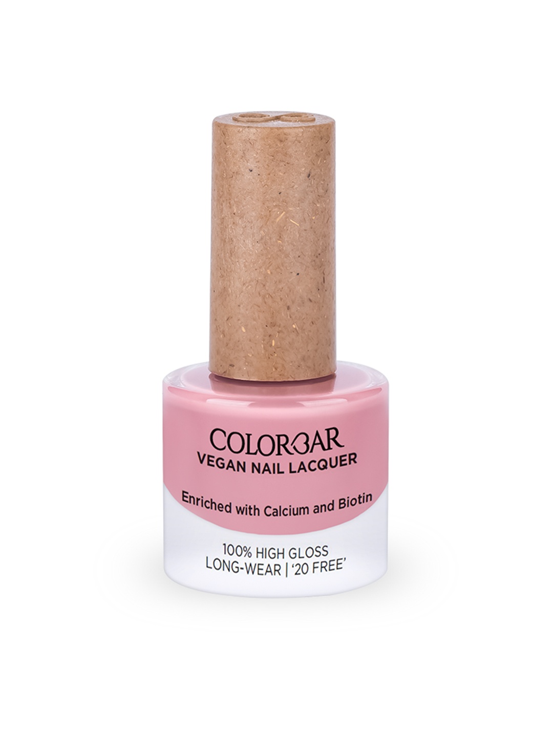 Colorbar 100% High Gloss Long Wear Vegan Nail Lacquer with Calcium & Biotin 8 ml - Crepes 030, Pink
Colorbar 100% High Gloss Long Wear Vegan Nail Lacquer with Calcium & Biotin 8 ml - Crepes 030, Pink