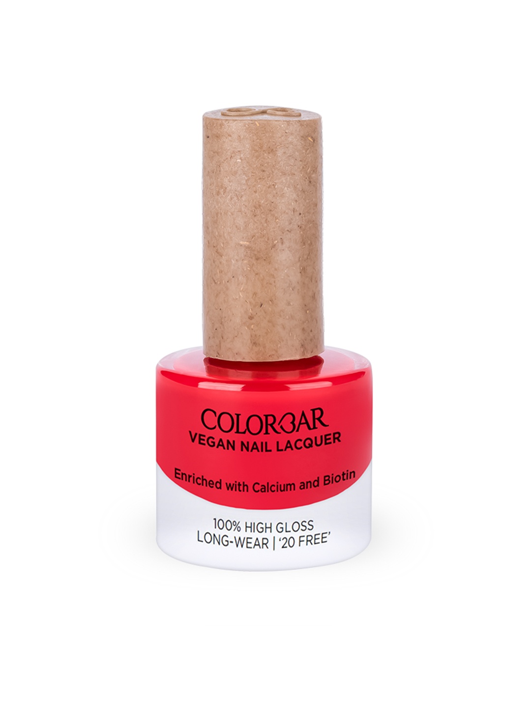 Colorbar 100% High Gloss Long Wear Vegan Nail Lacquer with Calcium & Biotin 8 ml - Red Romance 007
Colorbar 100% High Gloss Long Wear Vegan Nail Lacquer with Calcium & Biotin 8 ml - Red Romance 007