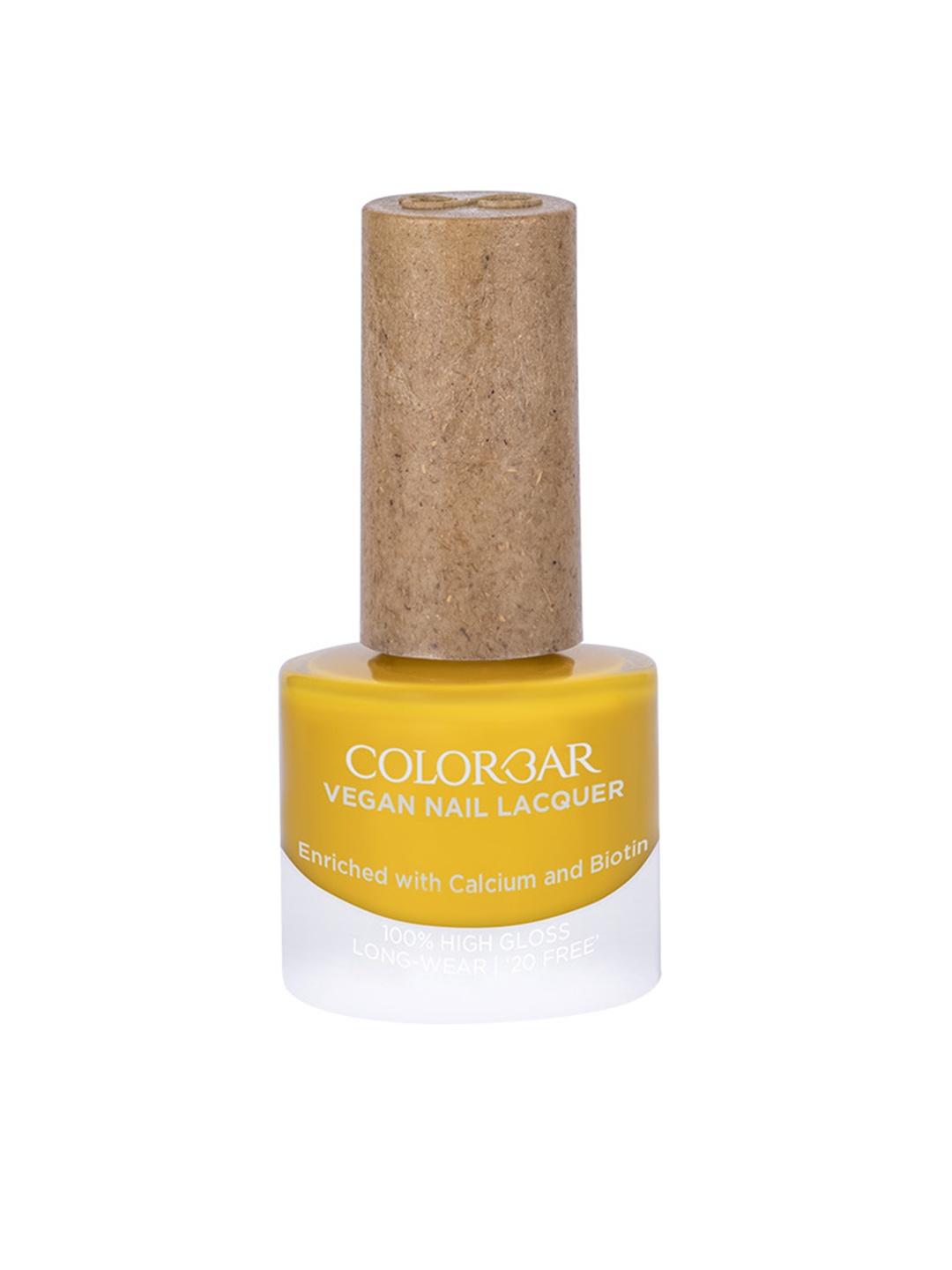 Colorbar 100% High Gloss Long Wear Vegan Nail Lacquer with Calcium & Biotin 8 ml - Honey Bun 101, Yellow
Colorbar 100% High Gloss Long Wear Vegan Nail Lacquer with Calcium & Biotin 8 ml - Honey Bun 101, Yellow