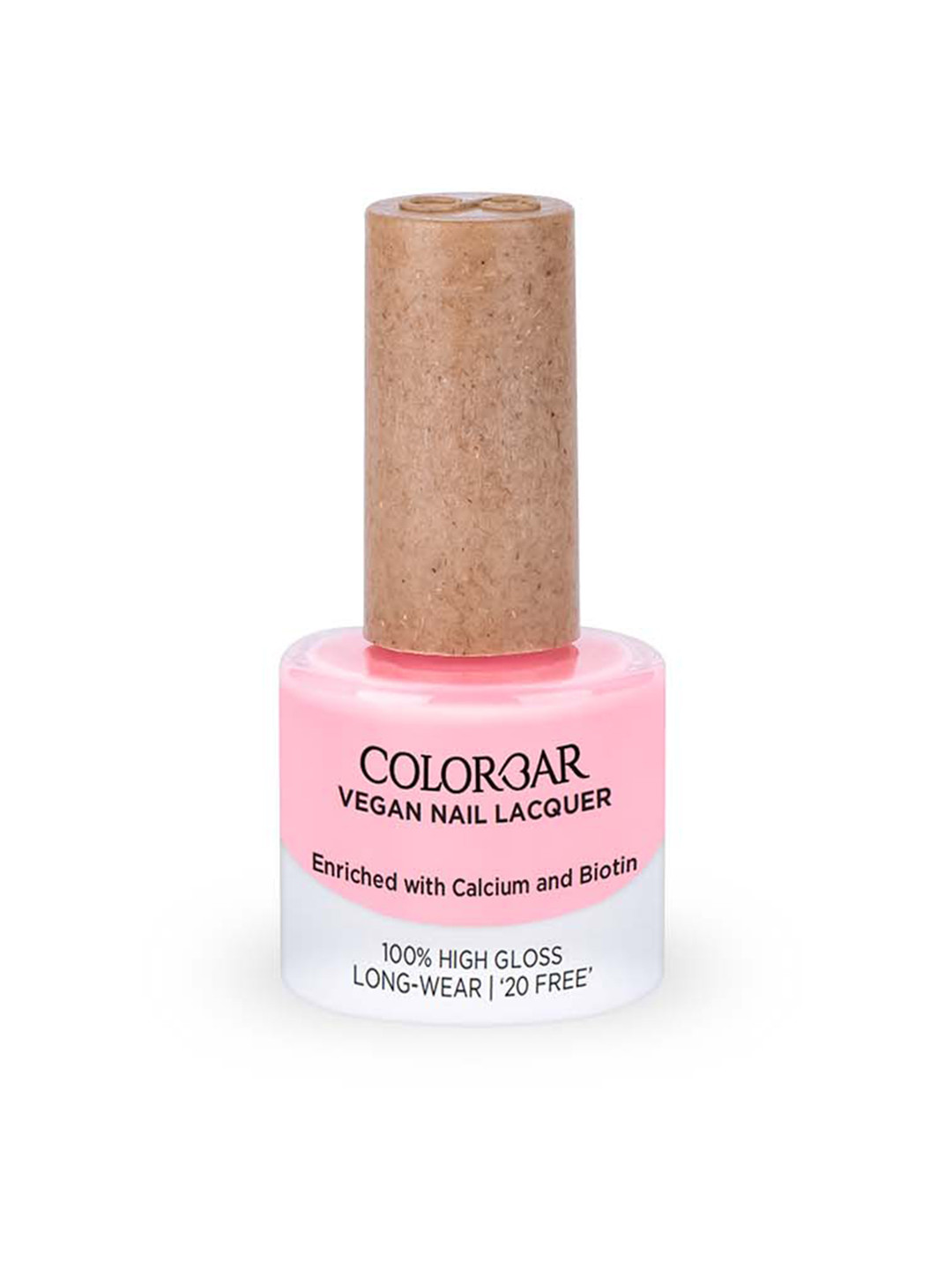 Colorbar 100% High Gloss Long Wear Vegan Nail Lacquer with Calcium & Biotin 8 ml - Pin Tease 023, Pink
Colorbar 100% High Gloss Long Wear Vegan Nail Lacquer with Calcium & Biotin 8 ml - Pin Tease 023, Pink