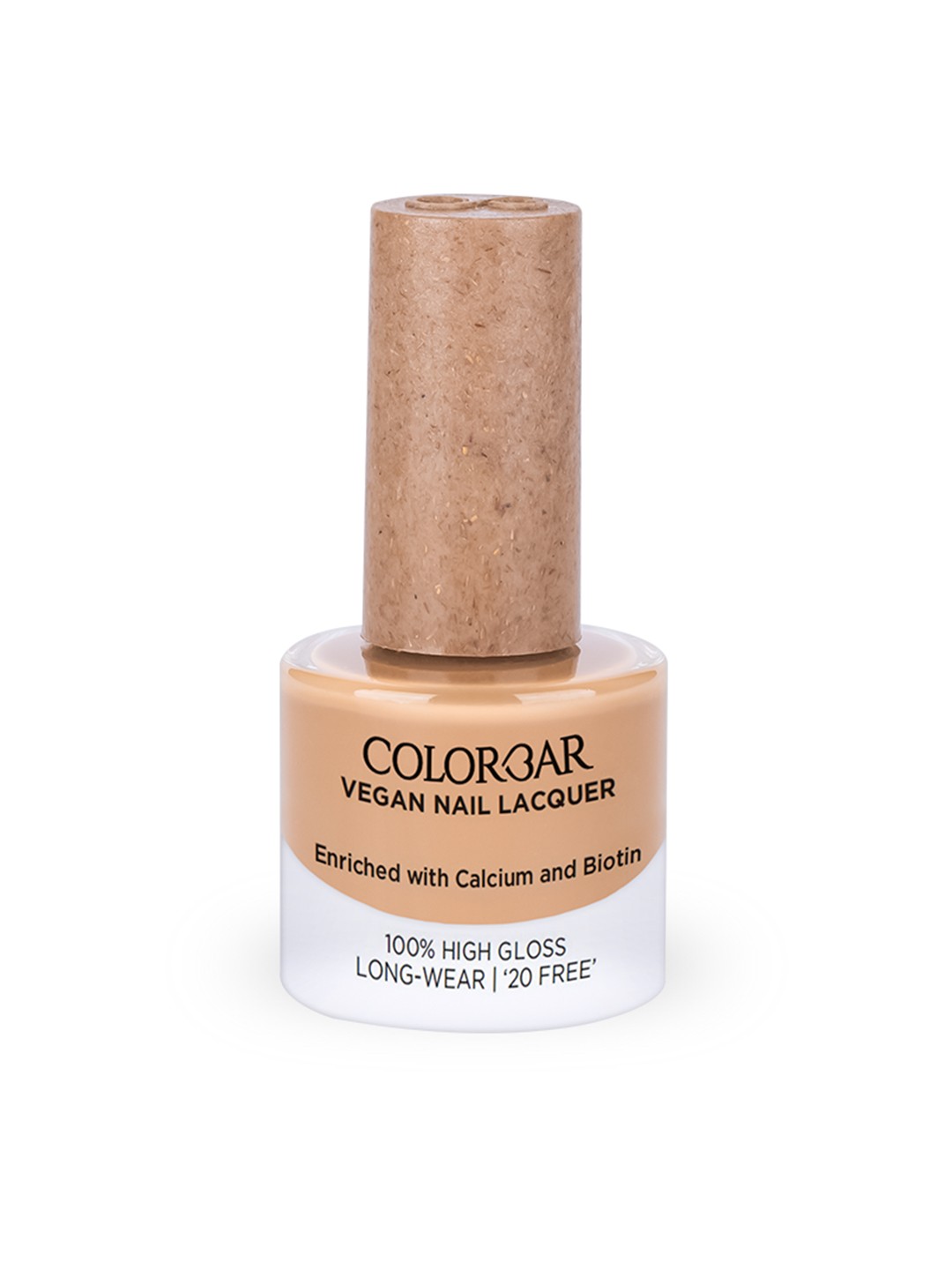 Colorbar 100% High Gloss Long Wear Vegan Nail Lacquer with Calcium & Biotin 8 ml - Elena 243, Nude
Colorbar 100% High Gloss Long Wear Vegan Nail Lacquer with Calcium & Biotin 8 ml - Elena 243, Nude