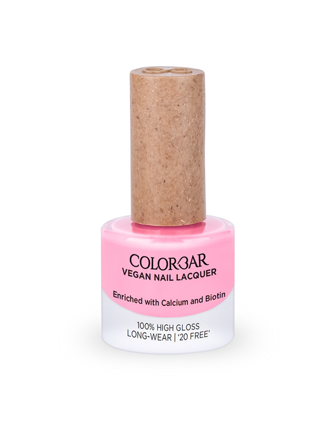 Colorbar 100% High Gloss Long Wear Vegan Nail Lacquer with Calcium & Biotin 8 ml - Candy Cane 024, Pink
Colorbar 100% High Gloss Long Wear Vegan Nail Lacquer with Calcium & Biotin 8 ml - Candy Cane 024, Pink