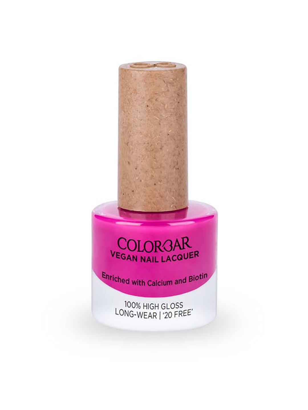Colorbar 100% High Gloss Long Wear Vegan Nail Lacquer with Calcium & Biotin 8 ml - The Day 063, Pink
Colorbar 100% High Gloss Long Wear Vegan Nail Lacquer with Calcium & Biotin 8 ml - The Day 063, Pink