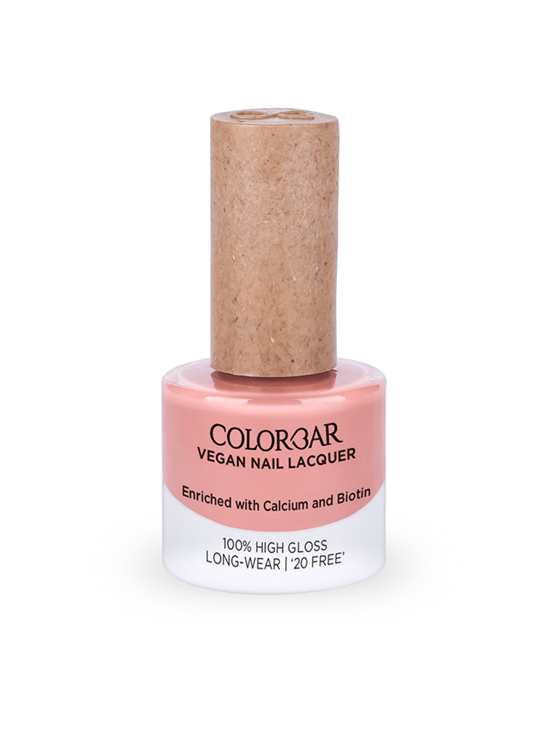 Colorbar 100% High Gloss Long Wear Vegan Nail Lacquer with Calcium & Biotin 8 ml - Dreamy 036, Pink
Colorbar 100% High Gloss Long Wear Vegan Nail Lacquer with Calcium & Biotin 8 ml - Dreamy 036, Pink