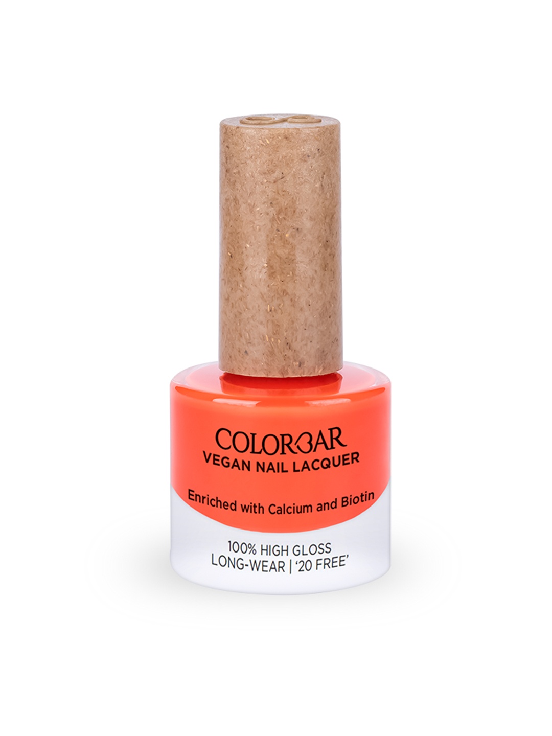 Colorbar 100% High Gloss Long Wear Vegan Nail Lacquer with Calcium & Biotin 8 ml - Ditchin U 044, Orange
Colorbar 100% High Gloss Long Wear Vegan Nail Lacquer with Calcium & Biotin 8 ml - Ditchin U 044, Orange
