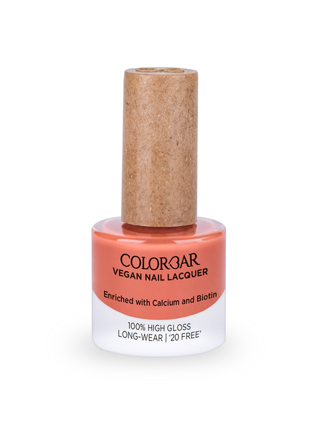 Colorbar Long-Wear Glossy Vegan Nail Lacquer with Calcium & Biotin 8ml - Stripped, Peach
Colorbar Long-Wear Glossy Vegan Nail Lacquer with Calcium & Biotin 8ml - Stripped, Peach