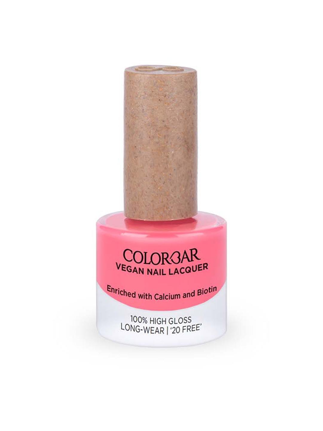 Colorbar 100% High Gloss Long Wear Vegan Nail Lacquer with Calcium & Biotin 8 ml - Lovy Dovy 029, Pink
Colorbar 100% High Gloss Long Wear Vegan Nail Lacquer with Calcium & Biotin 8 ml - Lovy Dovy 029, Pink