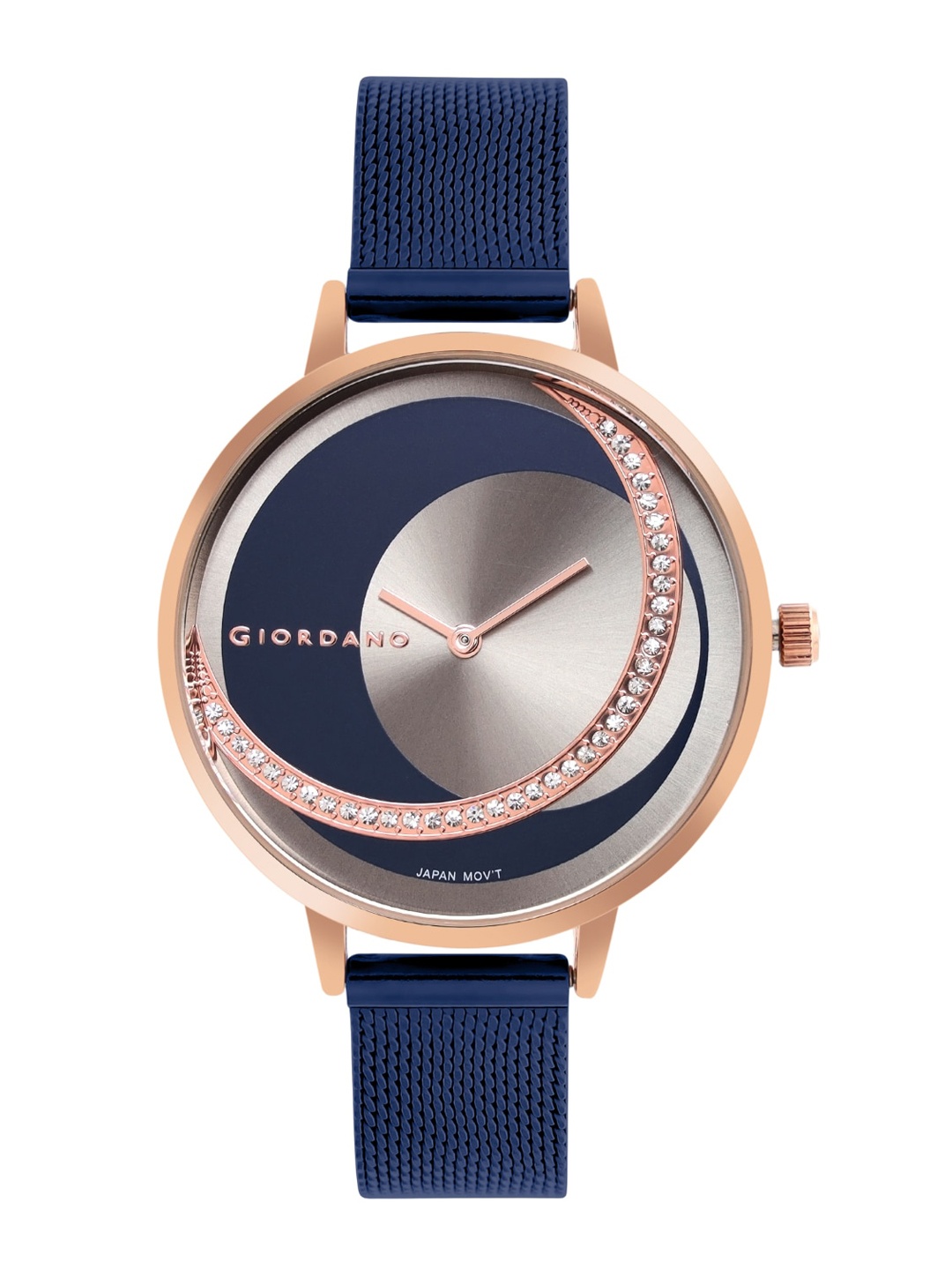 GIORDANO Women Blue Embellished Dial & Blue Bracelet Style Straps Analogue Watch GD-60012-33
GIORDANO Women Blue Embellished Dial & Blue Bracelet Style Straps Analogue Watch GD-60012-33