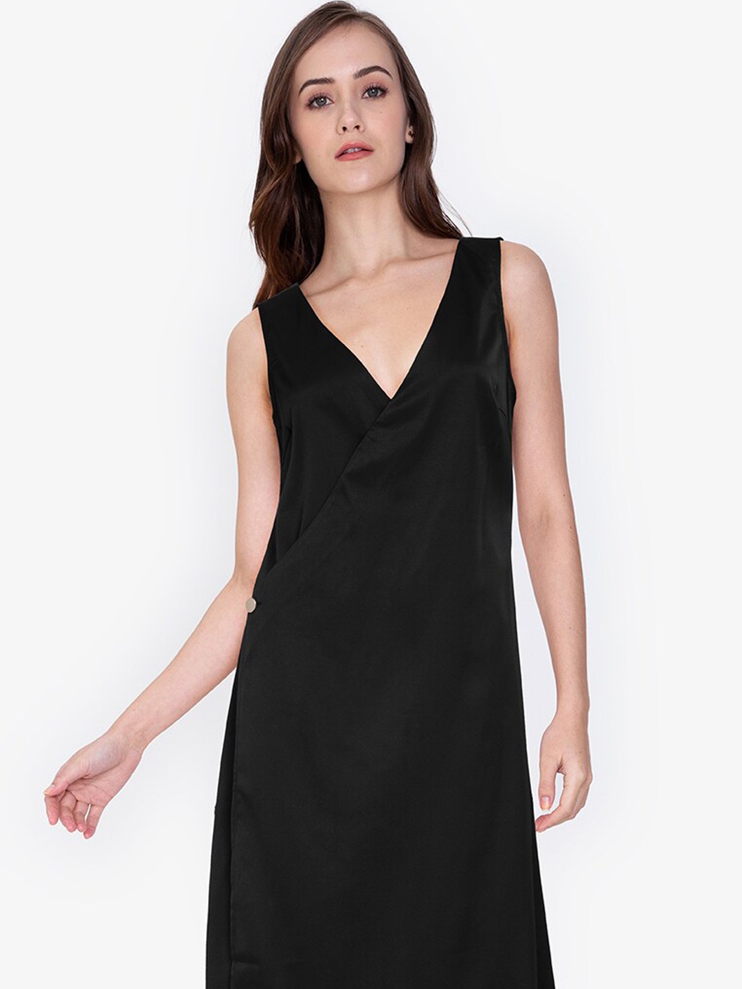 ZALORA WORK Black Sheath Dress