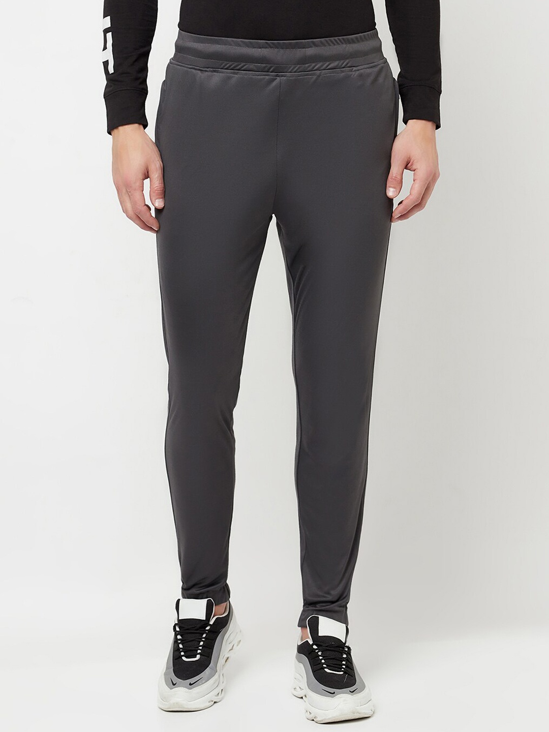 HOLDIT Men Grey Solid Track Pants