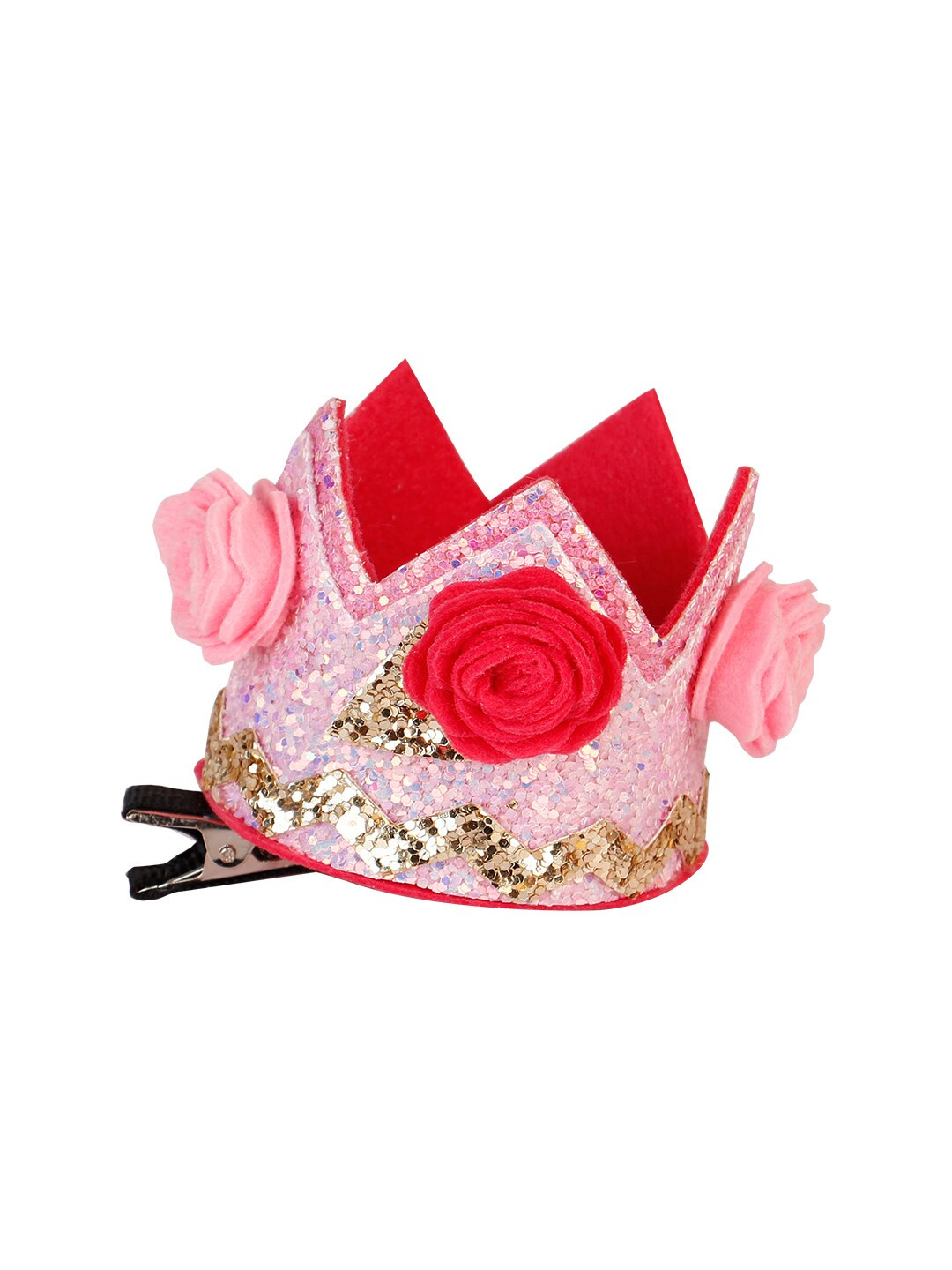 Aye Candy Girls Pink & Red Embellished Alligator Hair Clip 
Aye Candy Girls Pink & Red Embellished Alligator Hair Clip