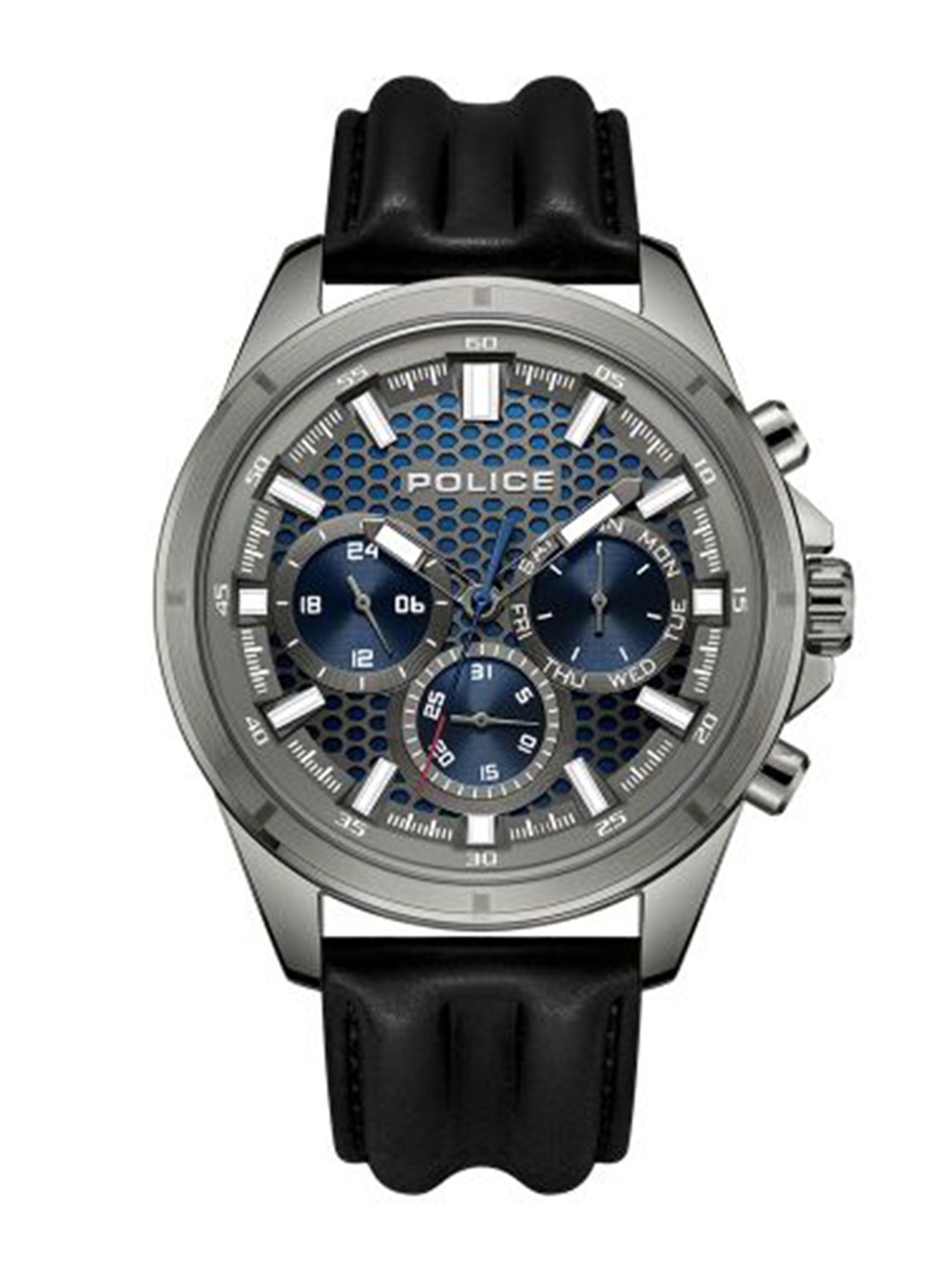 Police Men Blue Dial & Black Leather Wrap Around Straps Analogue Watch PLPEWJF2204102
Police Men Blue Dial & Black Leather Wrap Around Straps Analogue Watch PLPEWJF2204102