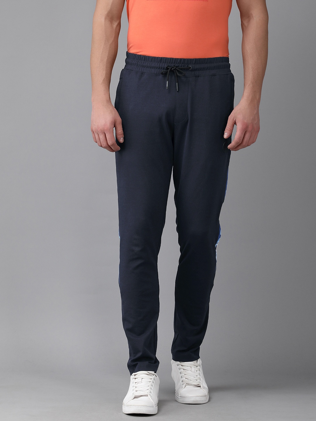 Van Heusen Flex Men Navy Blue Typography Printed Slim Fit Regular Sports Track Pants
Van Heusen Flex Men Navy Blue Typography Printed Slim Fit Regular Sports Track Pants