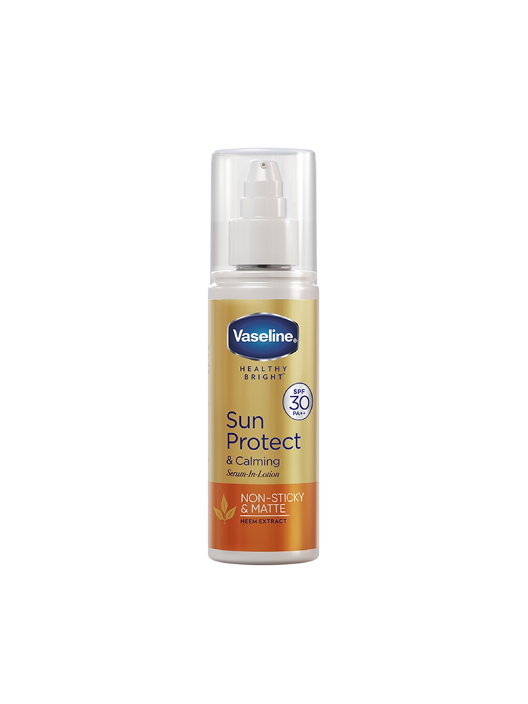 Vaseline Sun Protect & Calming SPF 30 Body Serum Lotion with Neem Extracts - 180ml, Orange
Vaseline Sun Protect & Calming SPF 30 Body Serum Lotion with Neem Extracts - 180ml, Orange