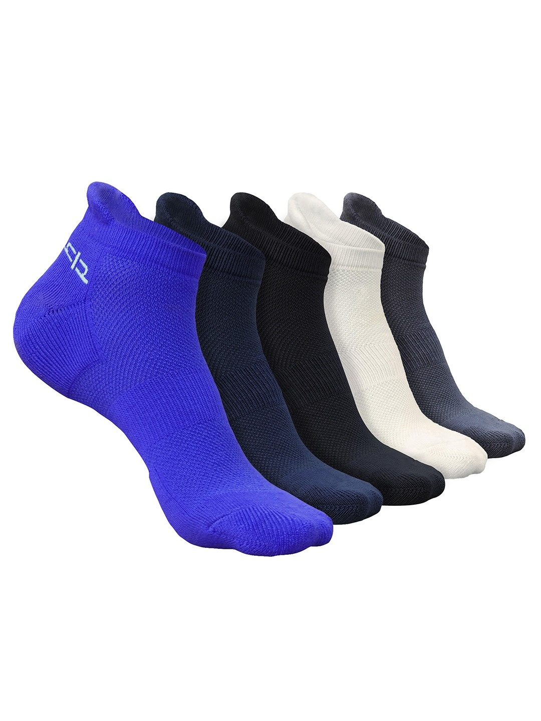 Heelium Men Pack of 5 Bamboo Super Soft & Odour-Free Breathable Ankle-Length Socks, Blue
Heelium Men Pack of 5 Bamboo Super Soft & Odour-Free Breathable Ankle-Length Socks, Blue