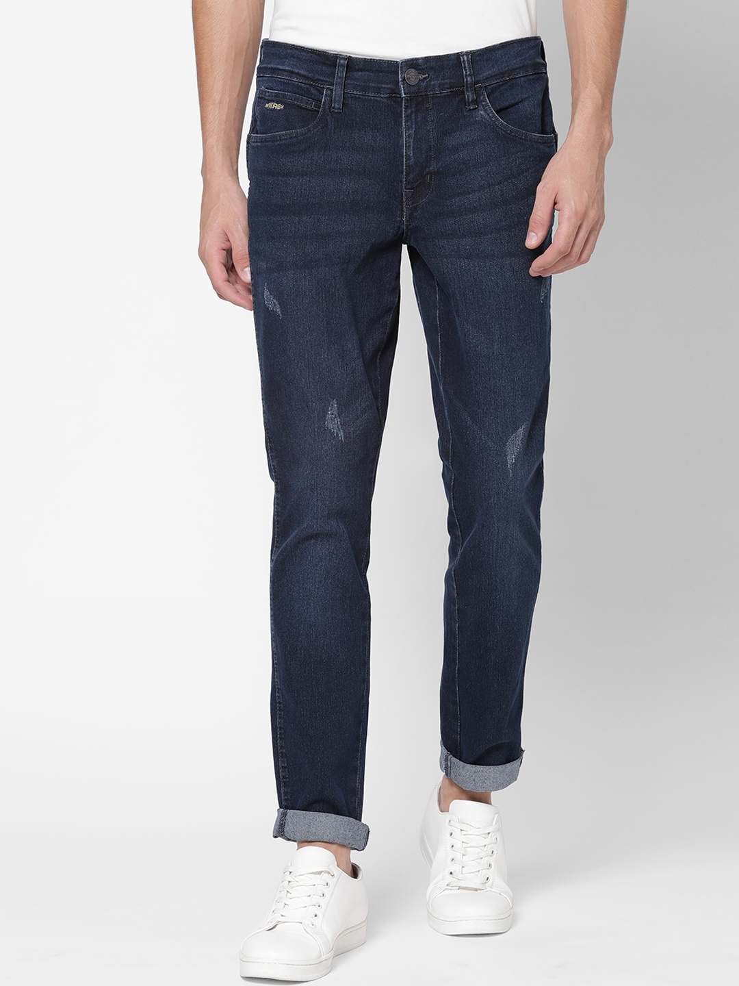 Wrangler Men Blue Vegas Skinny Fit Low-Rise Low Distress Light Fade Stretchable Jeans
Wrangler Men Blue Vegas Skinny Fit Low-Rise Low Distress Light Fade Stretchable Jeans