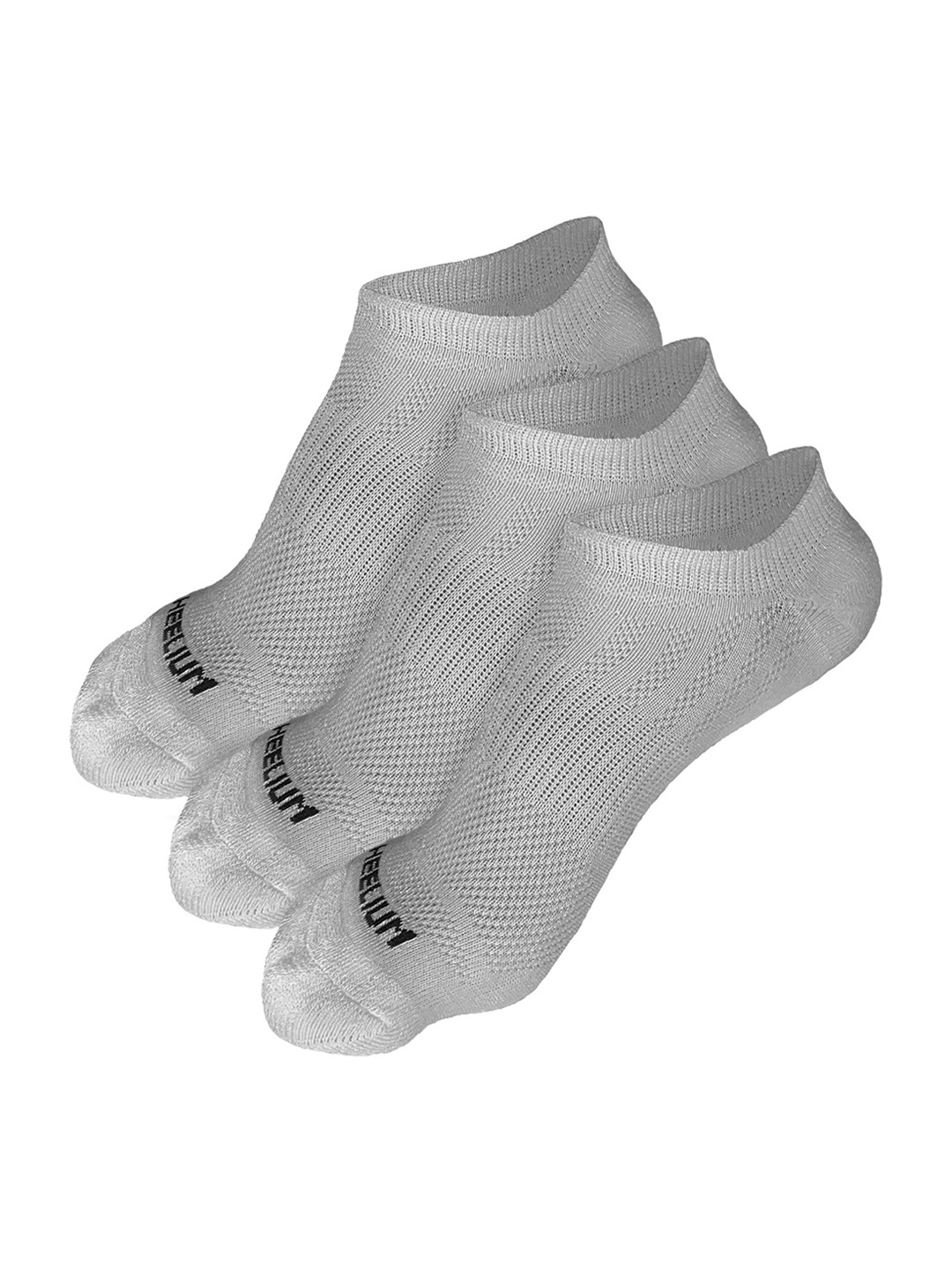 Heelium Men Pack of 3 Odour-Free Breathable Anti-Bacterial Bamboo Ankle Length Socks, Grey
Heelium Men Pack of 3 Odour-Free Breathable Anti-Bacterial Bamboo Ankle Length Socks, Grey