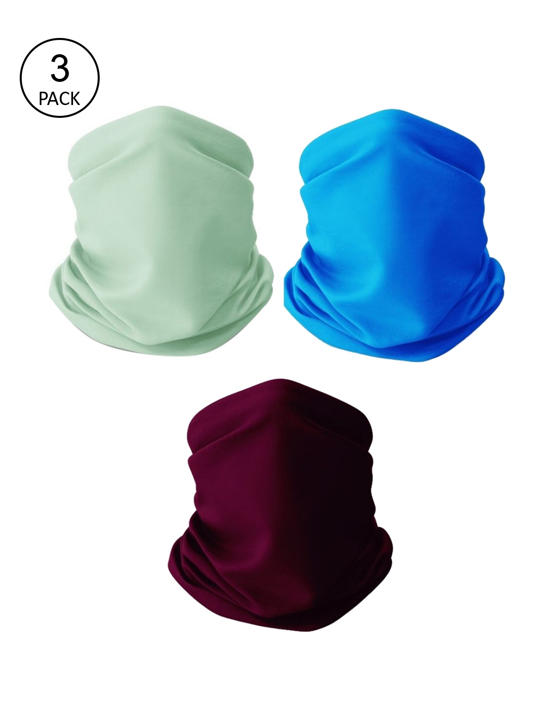 Kosha Men Pack of 3 Solid UV-Protected Versatile Bamboo Cotton Neck Gaiter Balaclava, Blue
Kosha Men Pack of 3 Solid UV-Protected Versatile Bamboo Cotton Neck Gaiter Balaclava, Blue