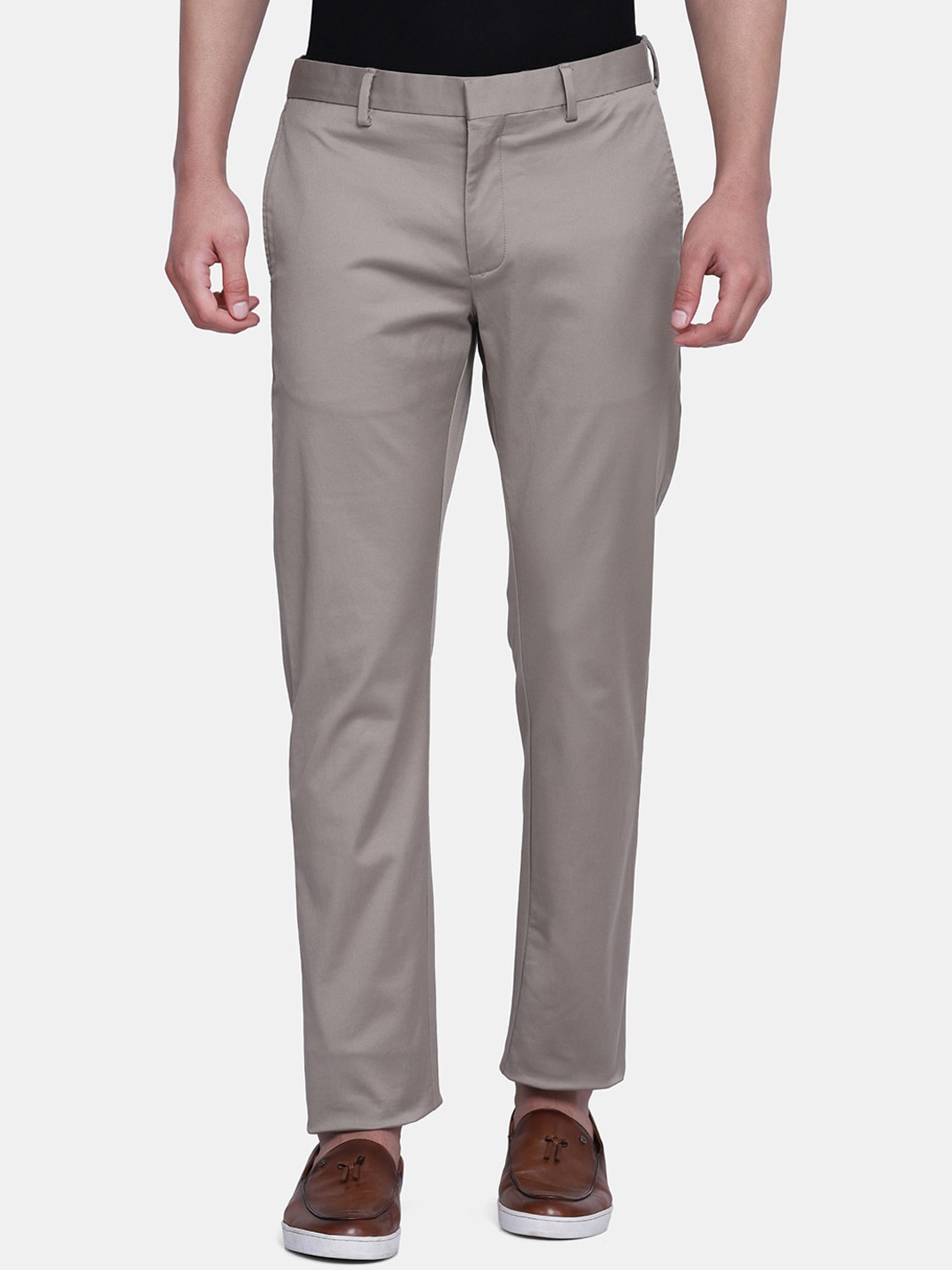 Blackberrys Men Brown Arise Regular Fit Trousers