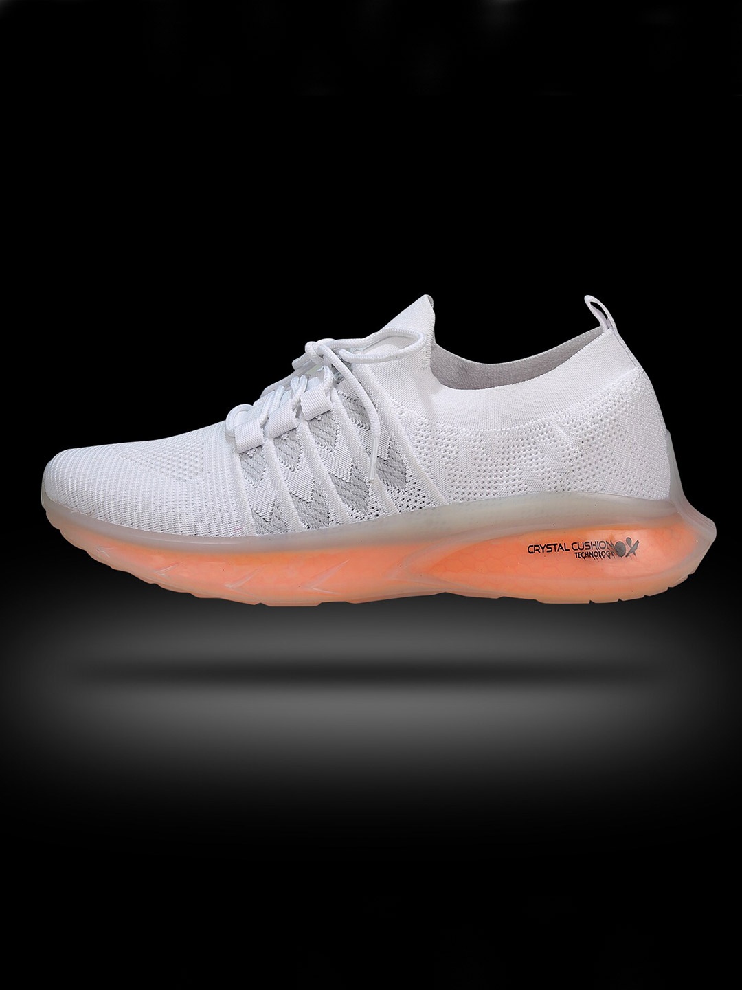 ASIAN Men White Mesh Running Non-Marking Shoes