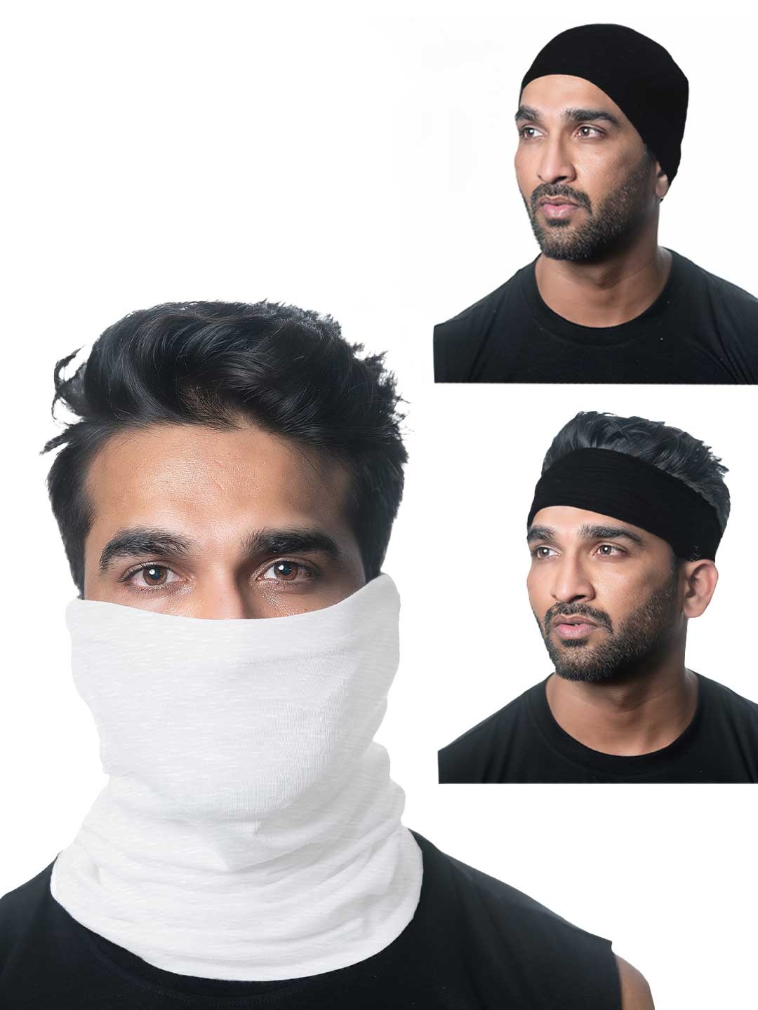 Heelium Unisex Pack of 3 Bamboo Soft Odour-free & Breathable Multipurpose Bandana, Black
Heelium Unisex Pack of 3 Bamboo Soft Odour-free & Breathable Multipurpose Bandana, Black