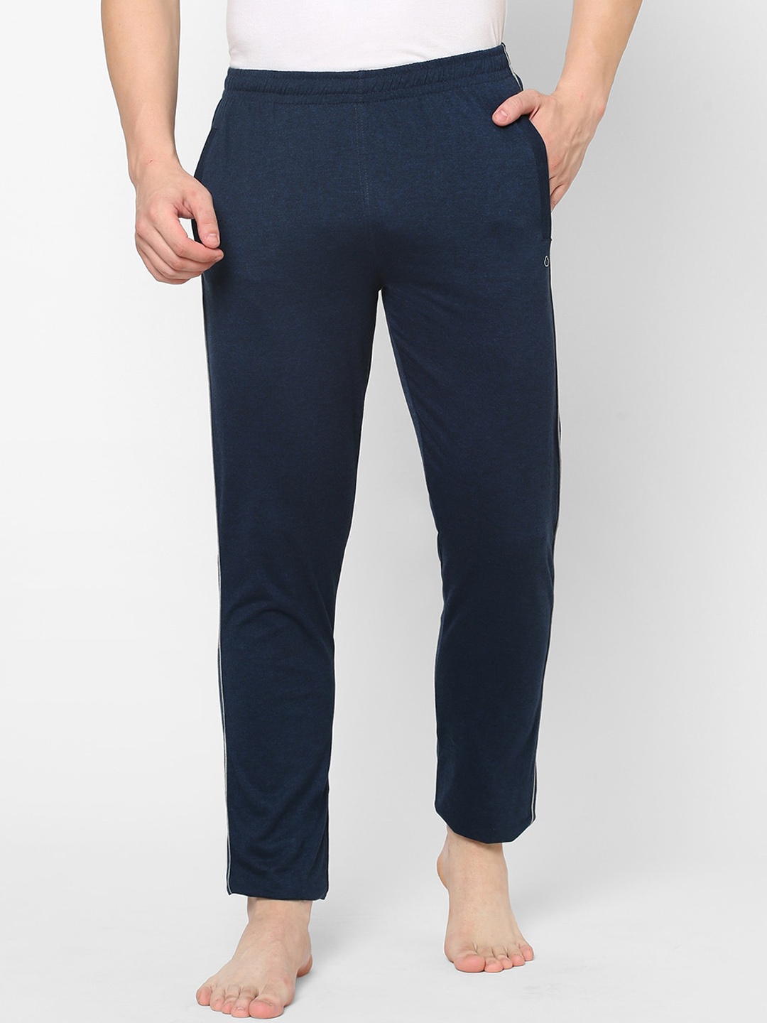 Sweet Dreams Men Navy Blue Solid Lounge Pants
