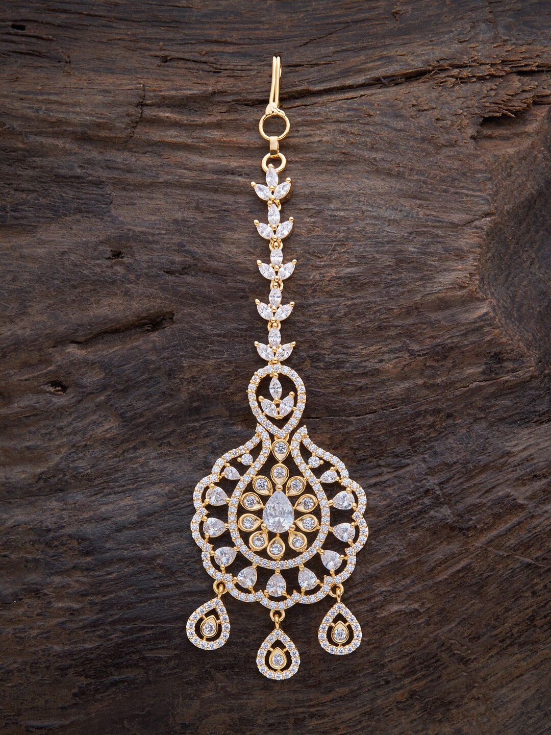 Kushal's Fashion Jewellery Women White Embellished Maang Tikka Head Jewellery
Kushal's Fashion Jewellery Women White Embellished Maang Tikka Head Jewellery