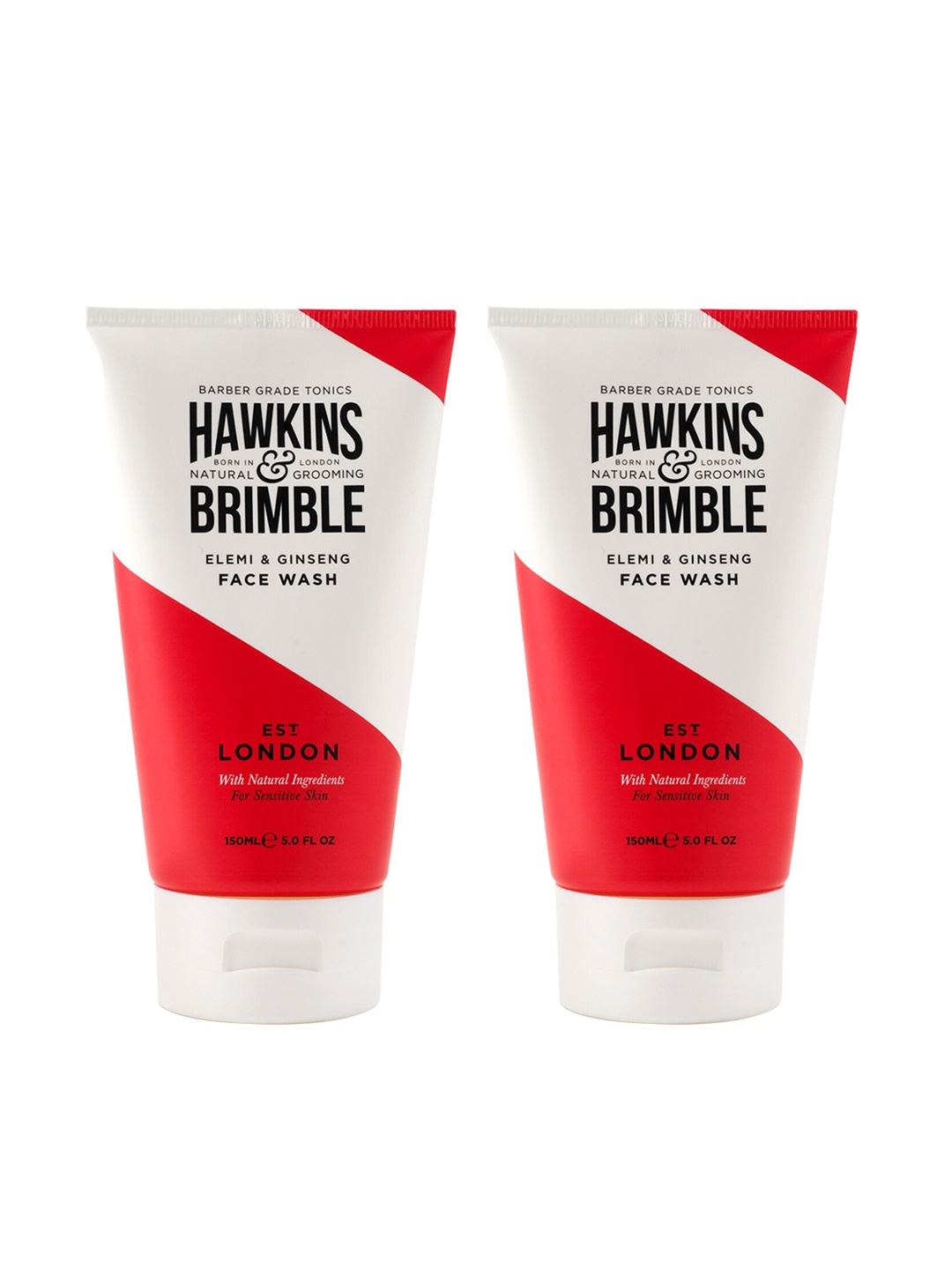 HAWKINS & BRIMBLE Men Set of 2 Elemi & Ginseng Face Wash for Sensitive Skin - 150 ml Each, Red
HAWKINS & BRIMBLE Men Set of 2 Elemi & Ginseng Face Wash for Sensitive Skin - 150 ml Each, Red