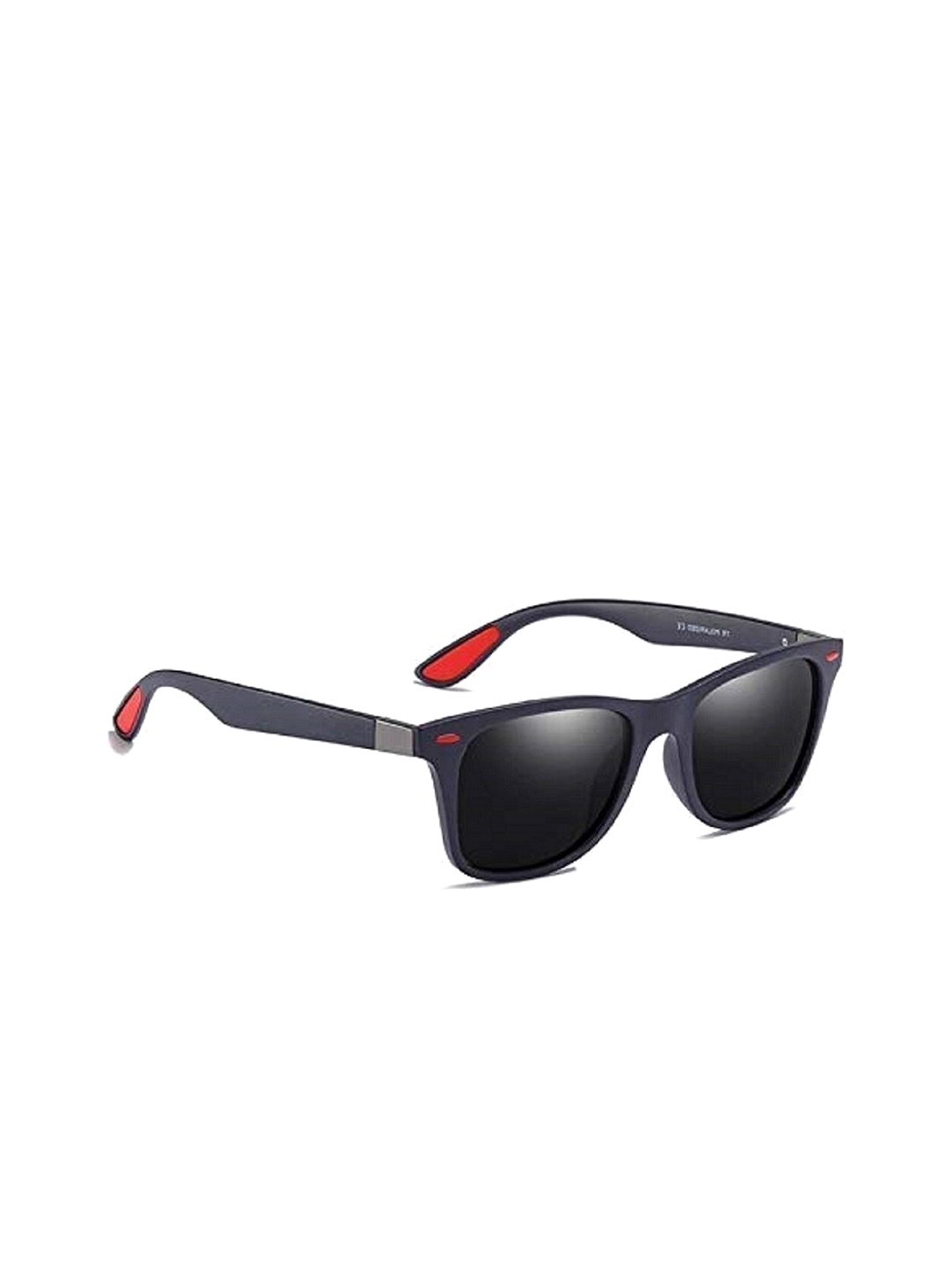 SUNNIES Unisex Black Lens & Black Square Sunglasses UV Protected Lens SUNNIES-093-037A
SUNNIES Unisex Black Lens & Black Square Sunglasses UV Protected Lens SUNNIES-093-037A