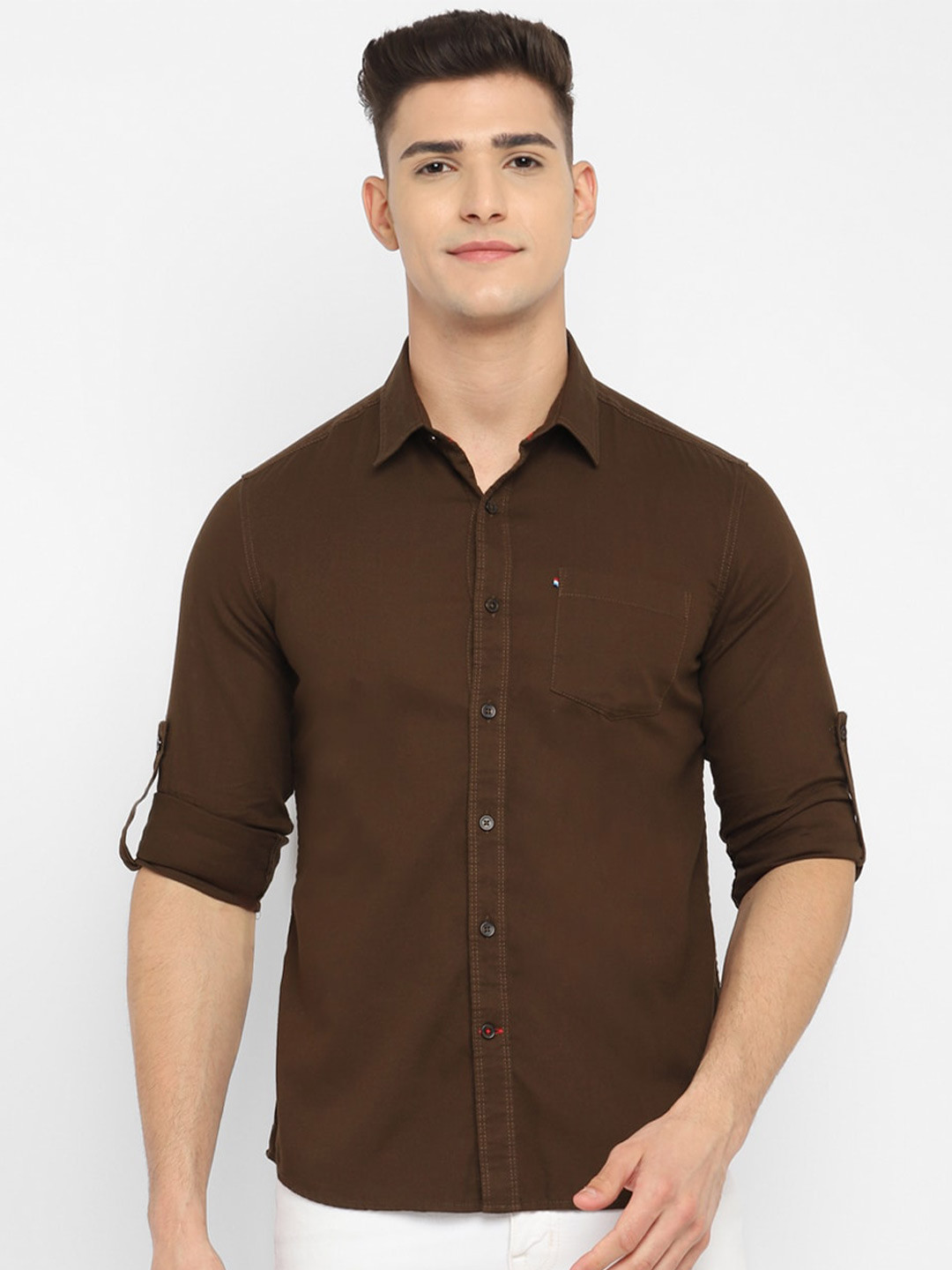 Red Chief Men Brown Solid Casual Shirt
Red Chief Men Brown Solid Casual Shirt