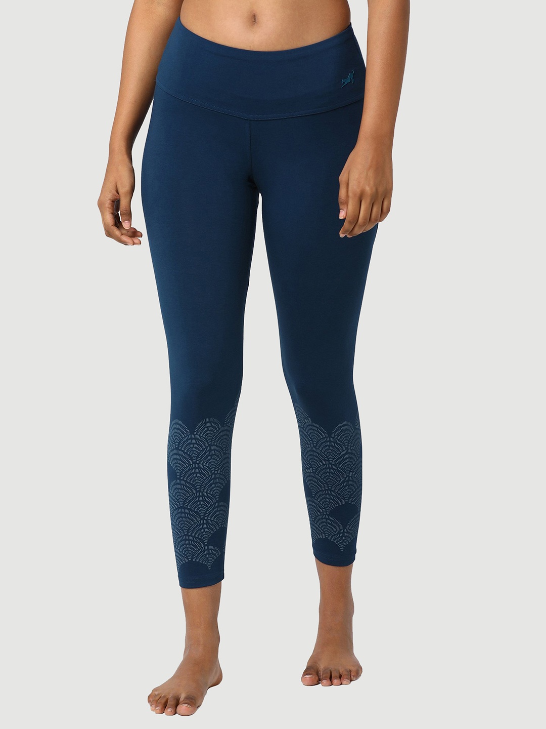 Proyog Blue Printed Tights